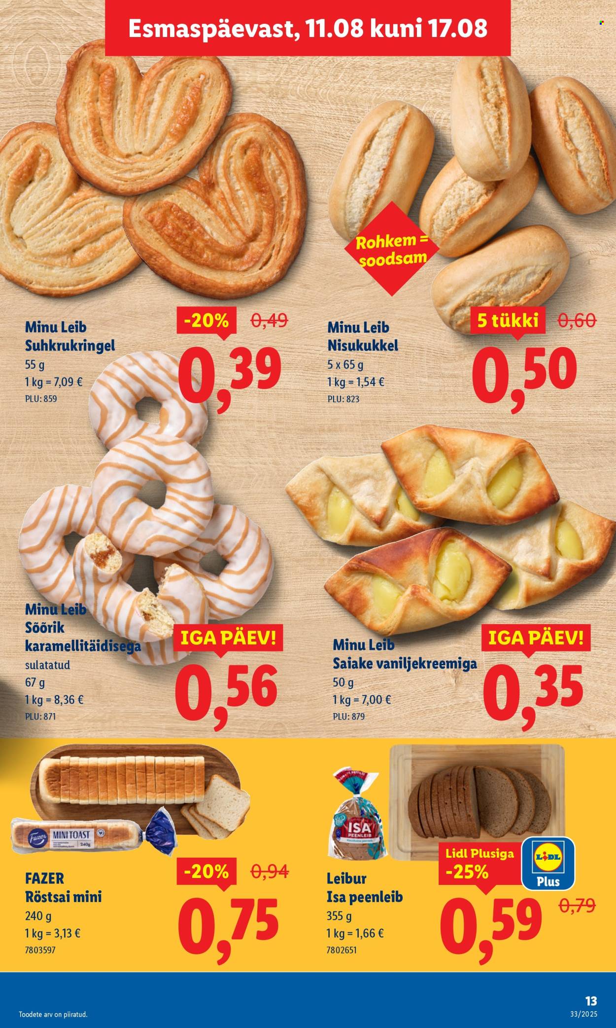 Lidl kliendileht - 14.08.2025 - 17.08.2025. Lehekülg 13