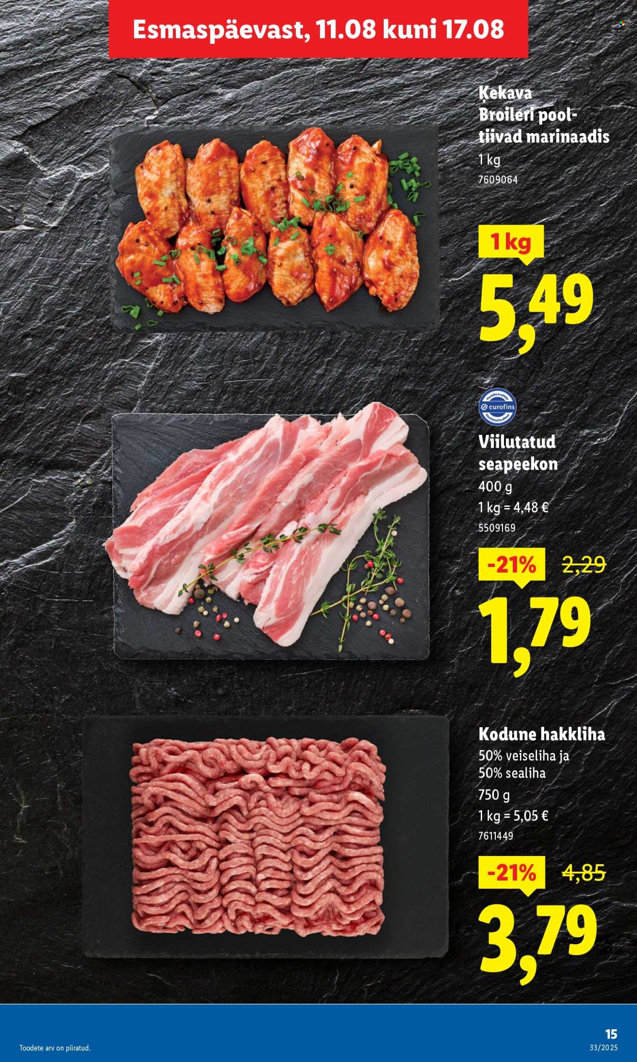 Lidl kliendileht - 14.08.2025 - 17.08.2025. Lehekülg 15