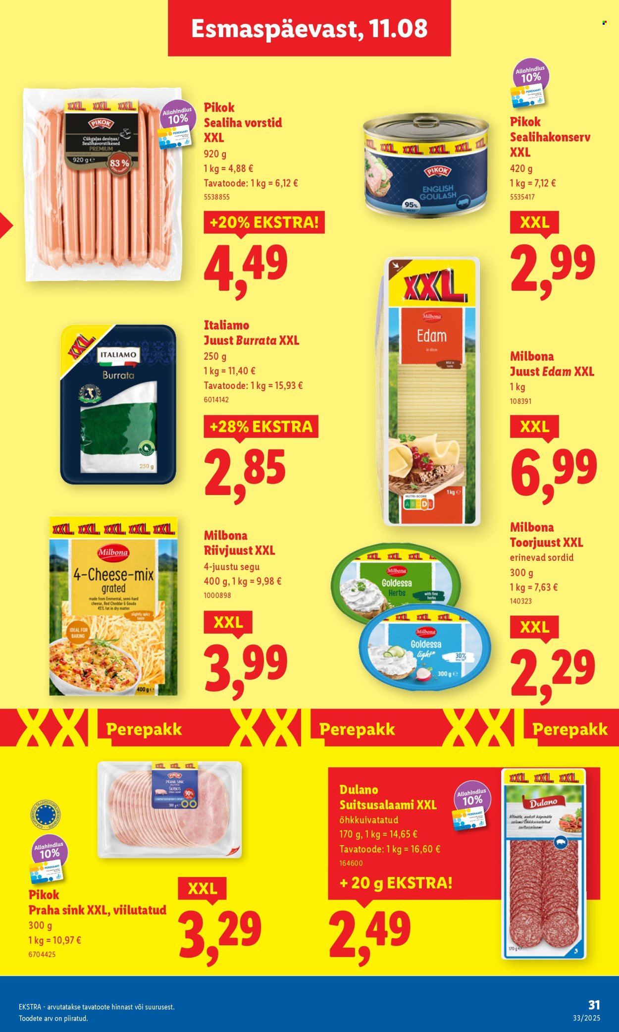 Lidl kliendileht - 14.08.2025 - 17.08.2025. Lehekülg 31