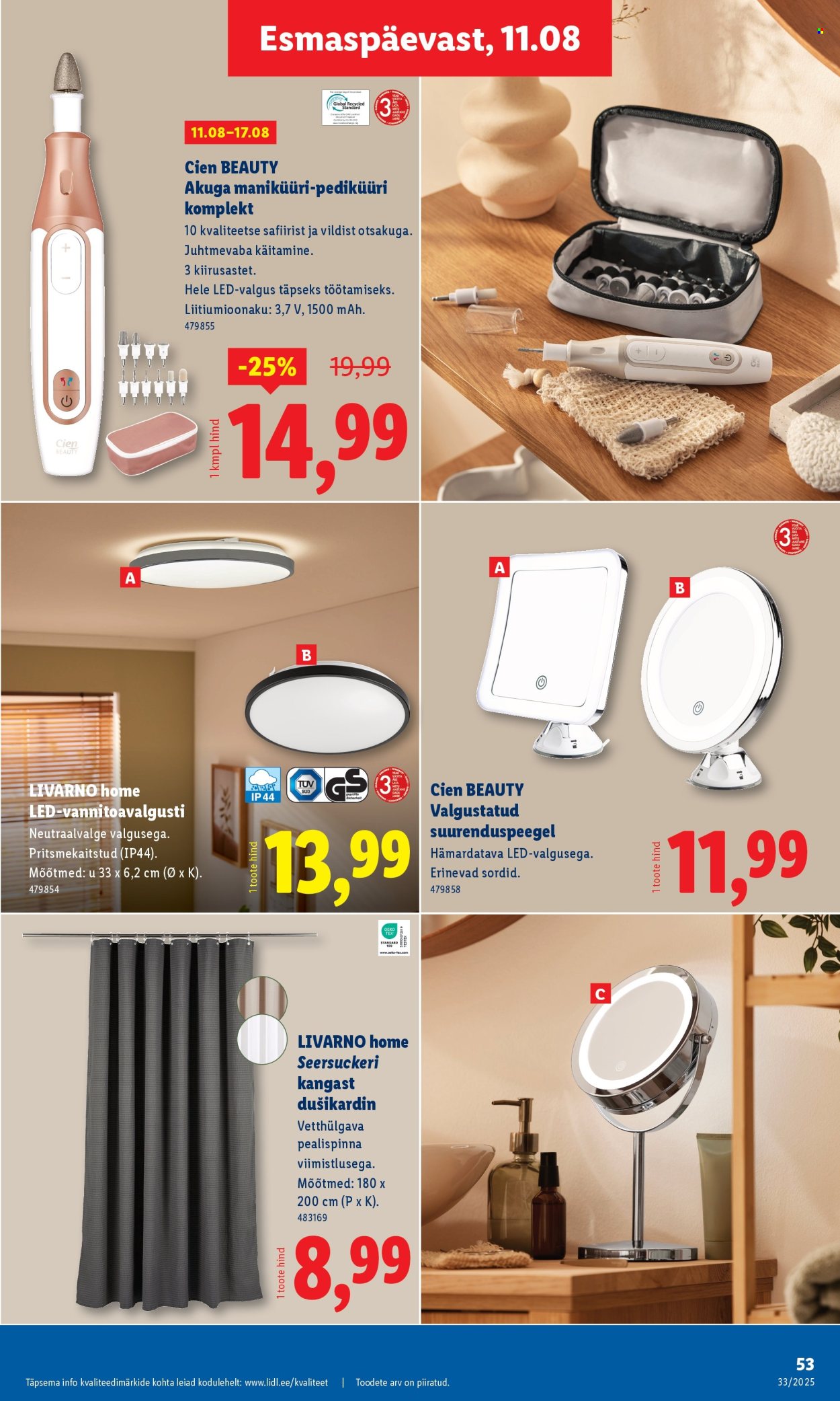 Lidl kliendileht - 14.08.2025 - 17.08.2025. Lehekülg 53