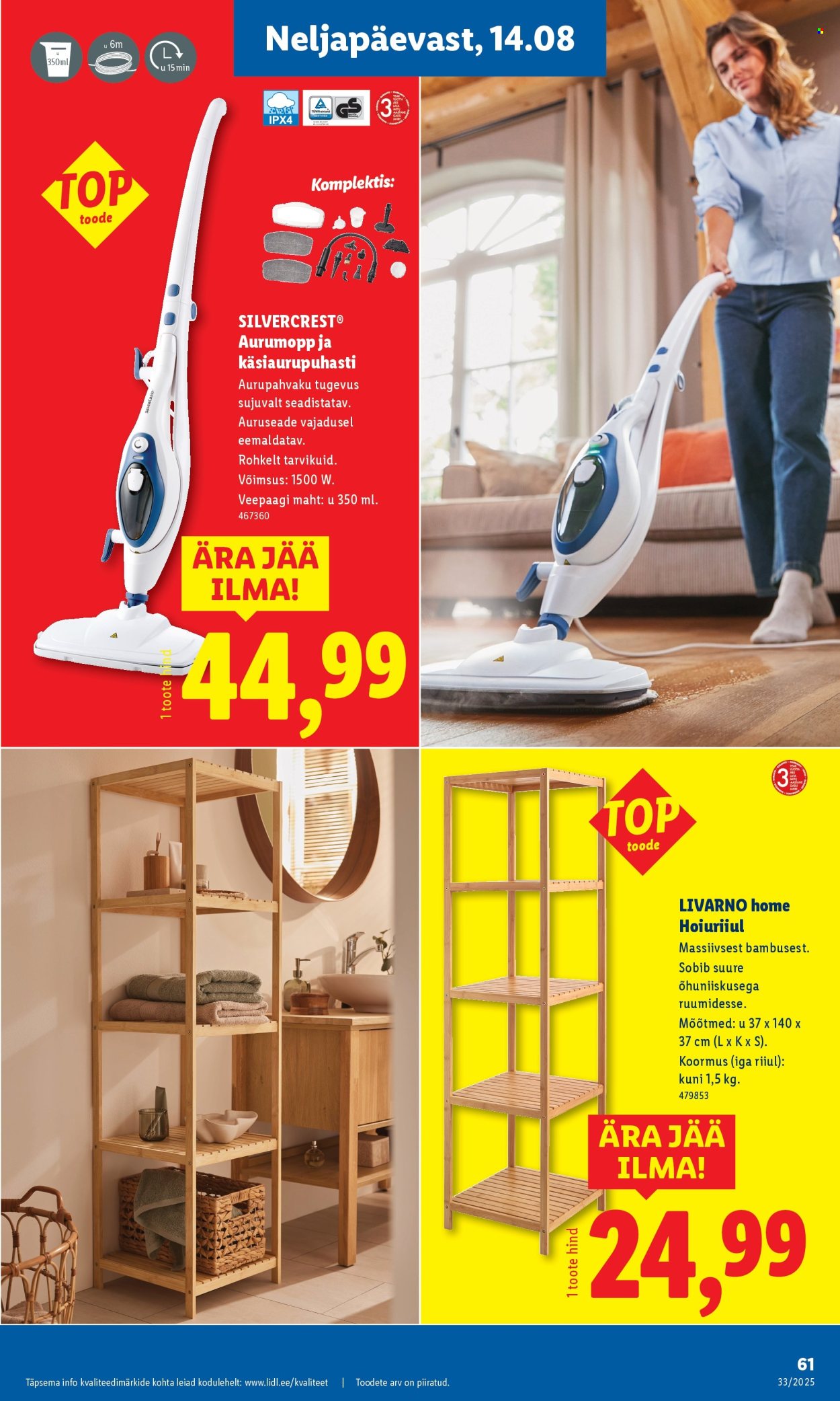 Lidl kliendileht - 14.08.2025 - 17.08.2025. Lehekülg 61