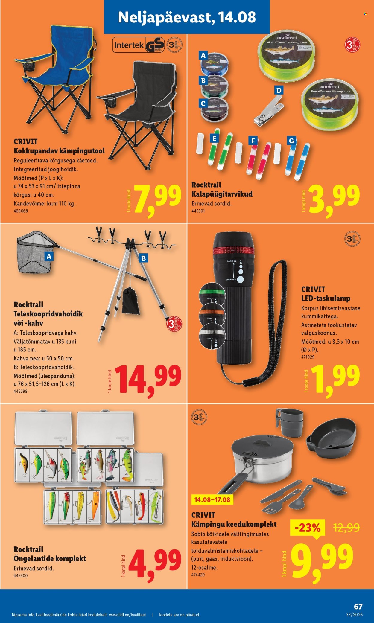 Lidl kliendileht - 14.08.2025 - 17.08.2025. Lehekülg 67