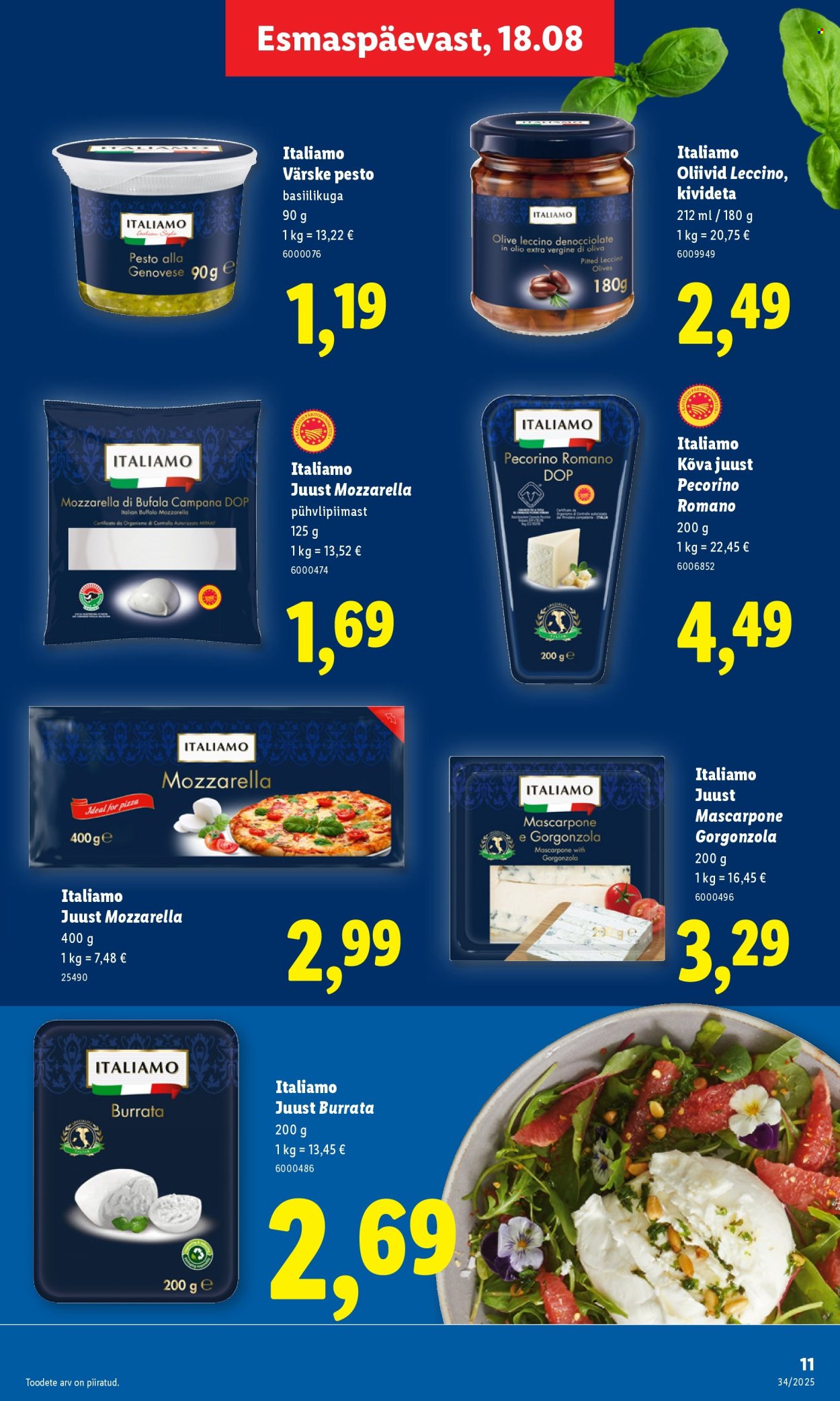 Lidl kliendileht - 18.08.2025 - 24.08.2025. Lehekülg 11