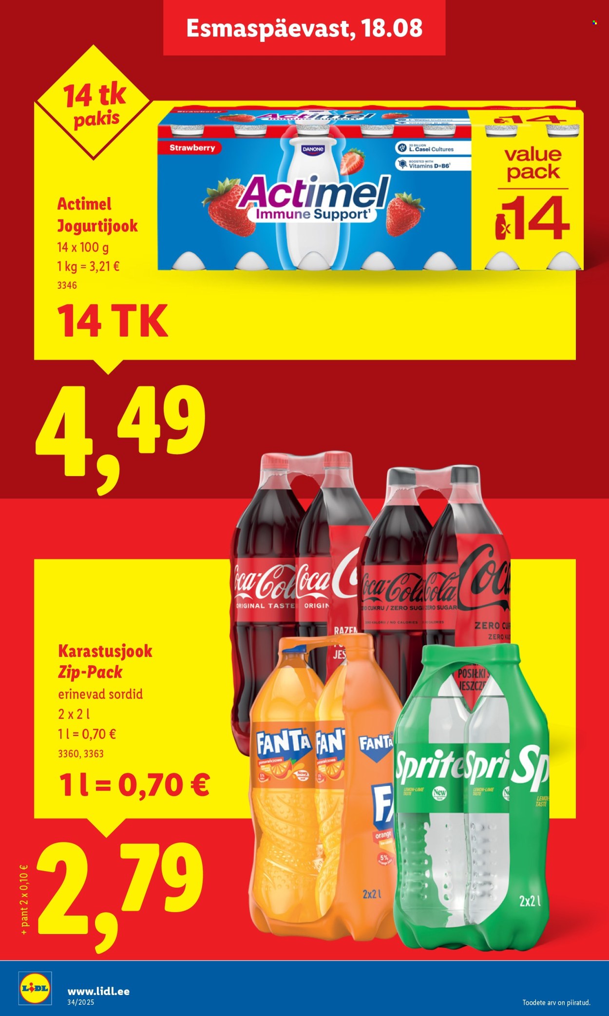Lidl kliendileht - 18.08.2025 - 24.08.2025. Lehekülg 18