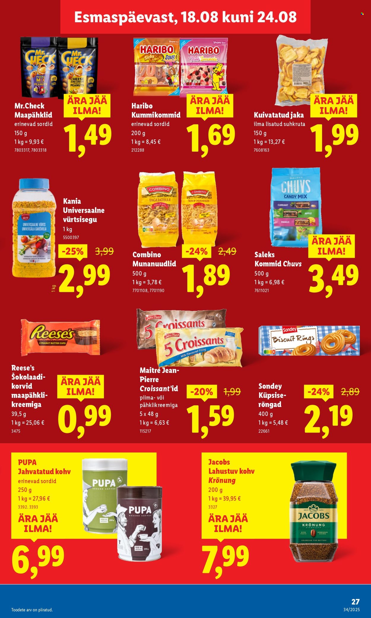 Lidl kliendileht - 18.08.2025 - 24.08.2025. Lehekülg 27