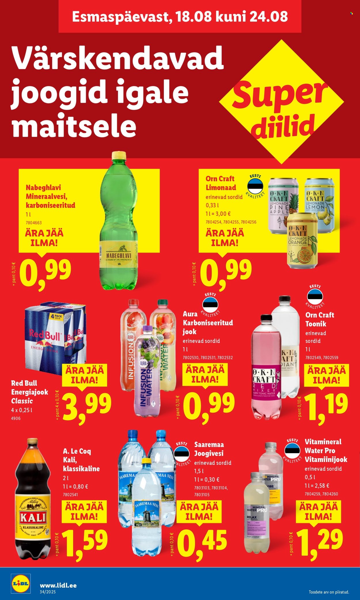 Lidl kliendileht - 18.08.2025 - 24.08.2025. Lehekülg 28