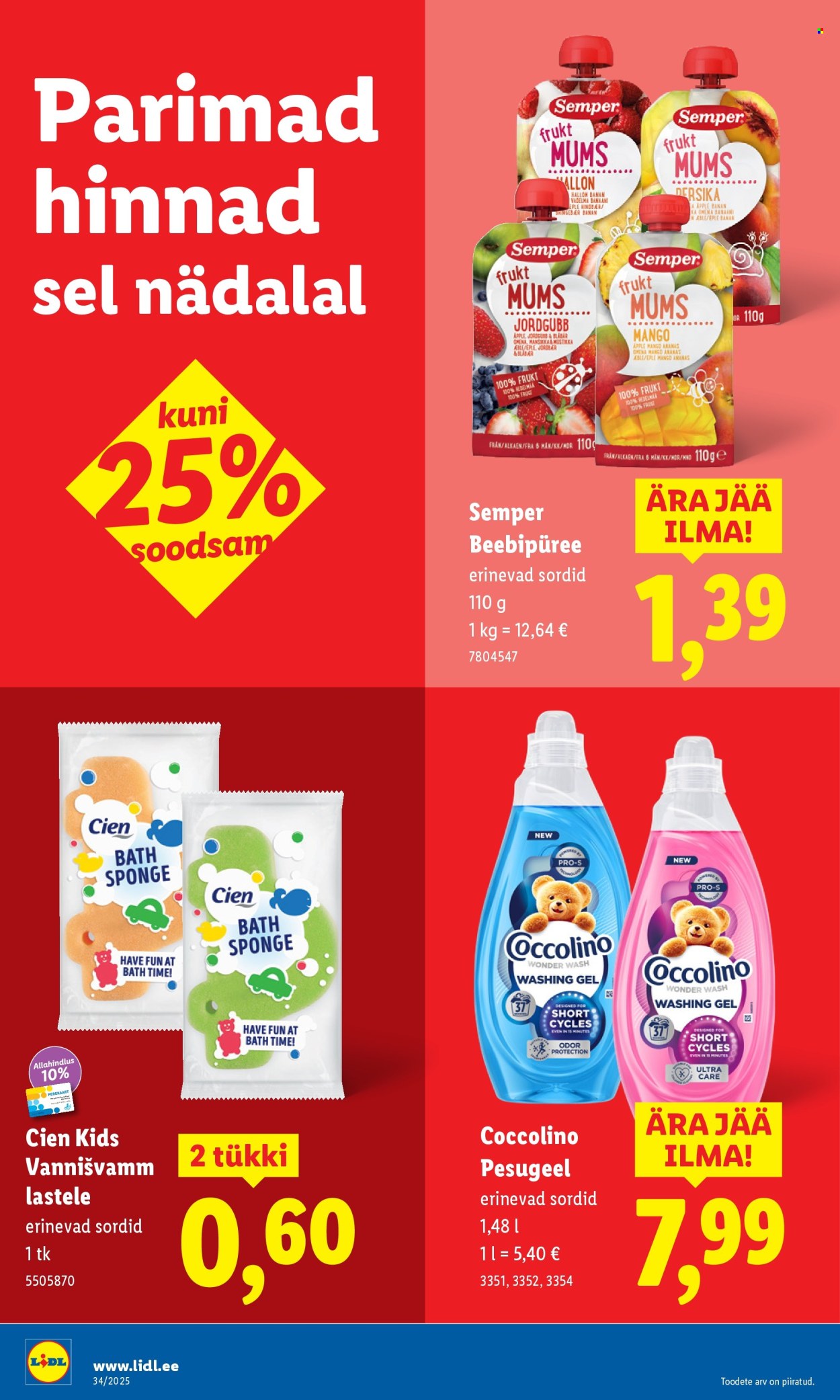 Lidl kliendileht - 18.08.2025 - 24.08.2025. Lehekülg 30