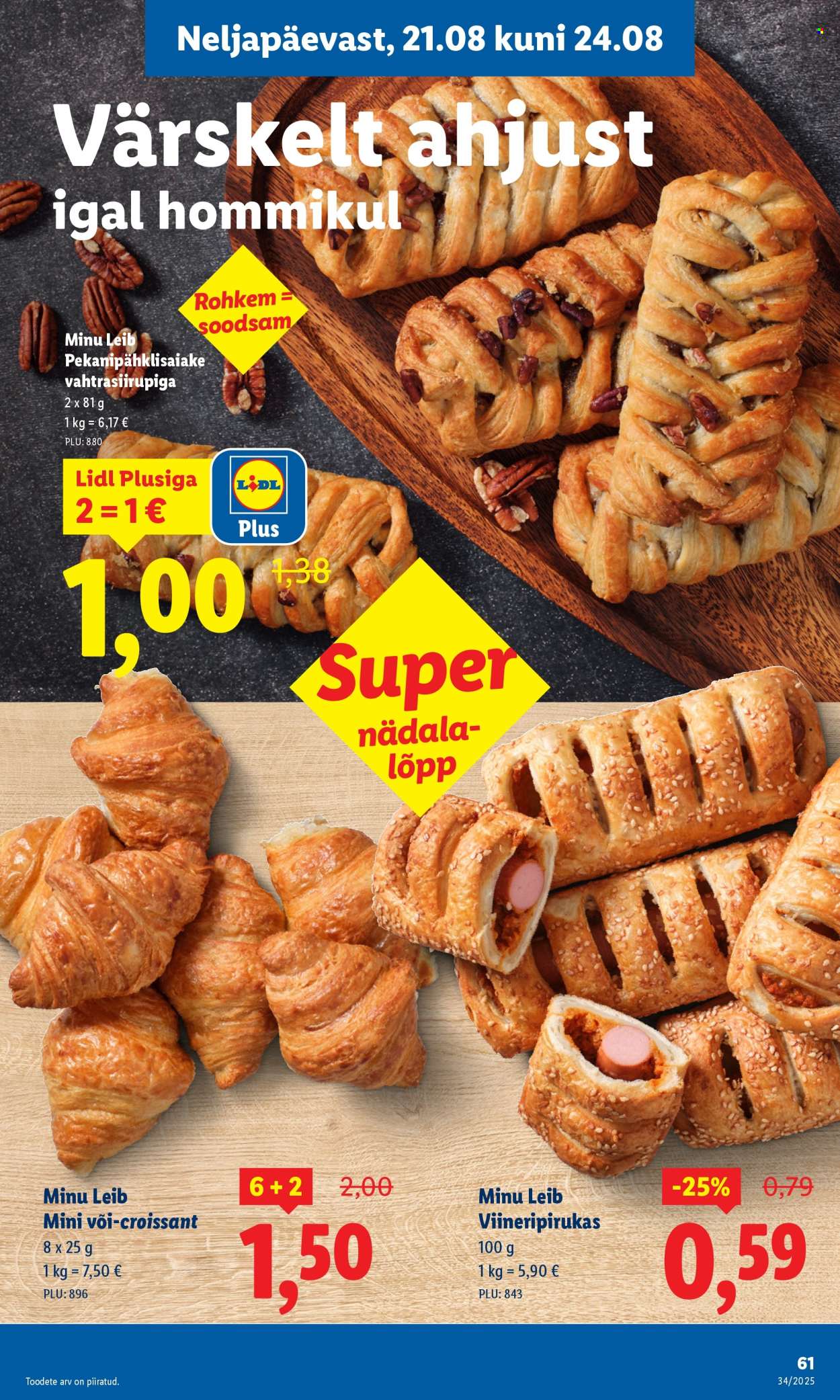 Lidl kliendileht - 18.08.2025 - 24.08.2025. Lehekülg 61