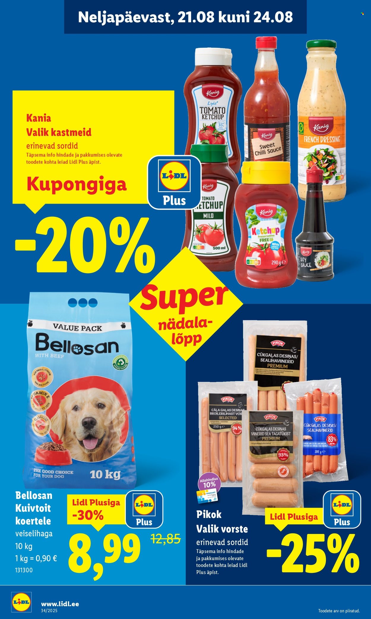 Lidl kliendileht - 18.08.2025 - 24.08.2025. Lehekülg 66