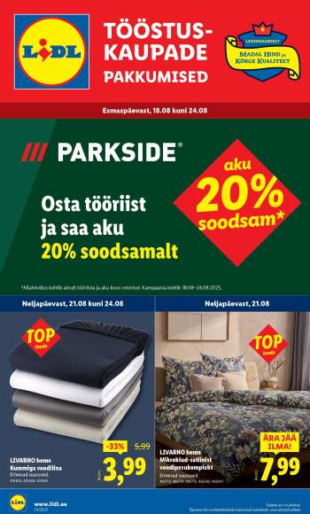 Kaupluse Lidl kliendileht - 18.08.2025 - 24.08.2025.