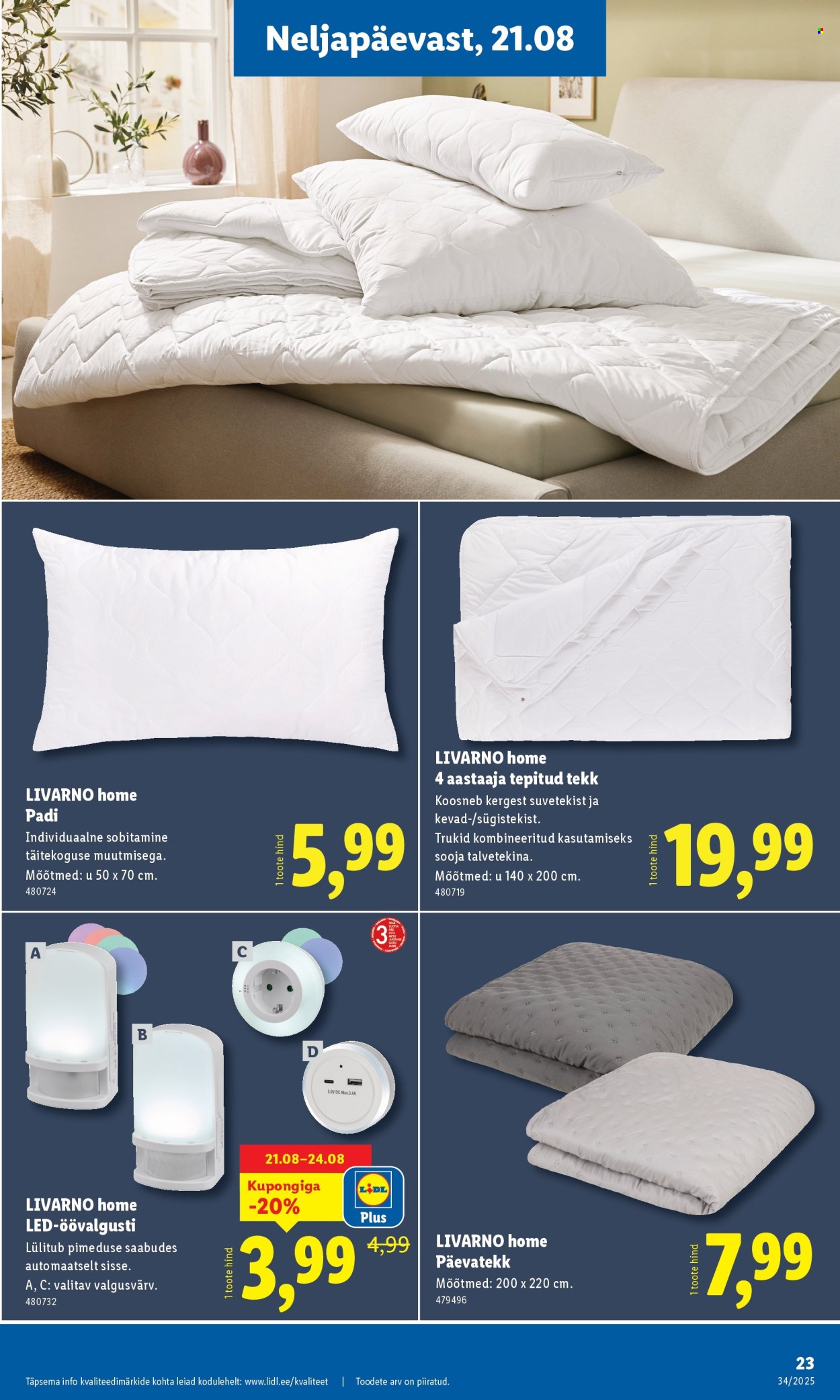Lidl kliendileht - 18.08.2025 - 24.08.2025. Lehekülg 23