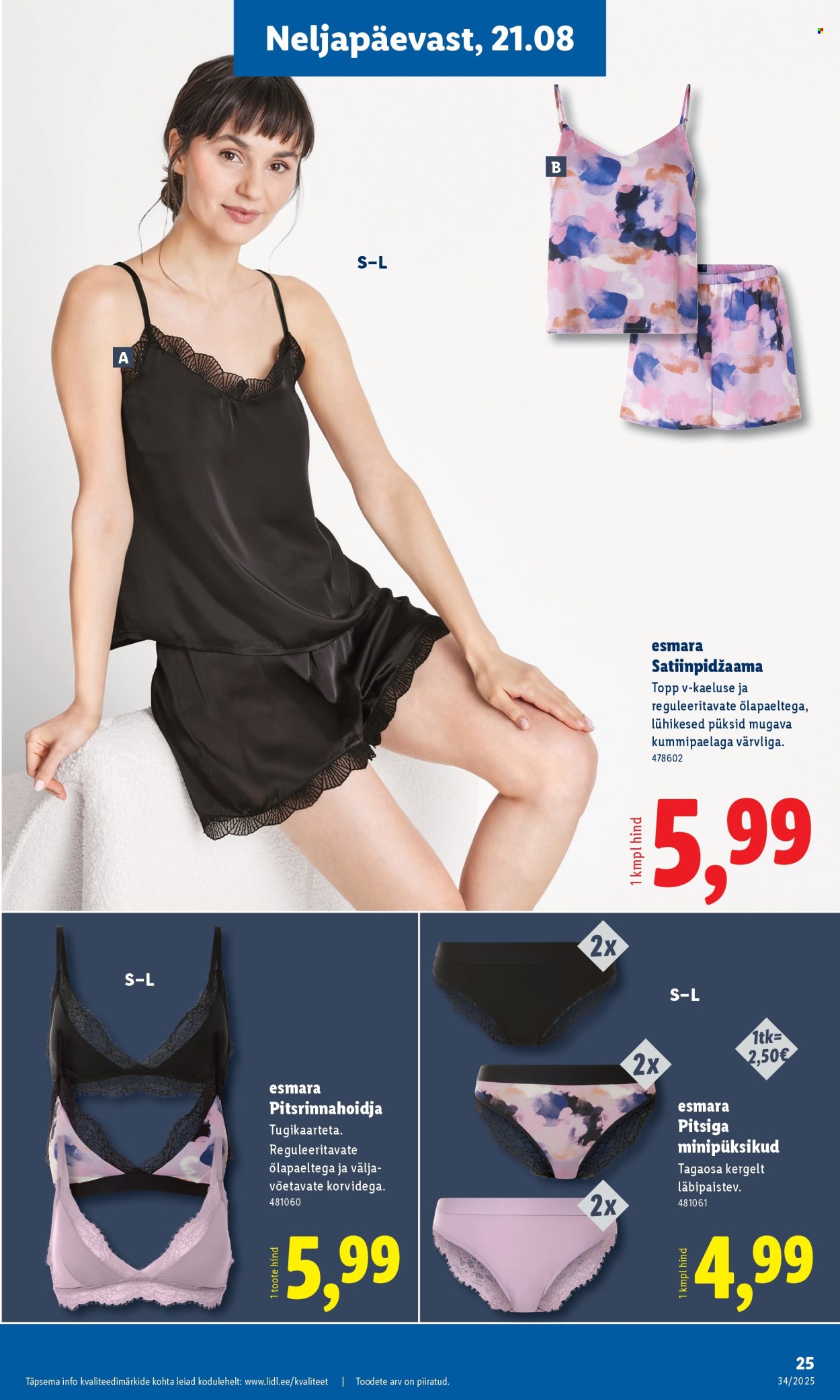 Lidl kliendileht - 18.08.2025 - 24.08.2025. Lehekülg 25