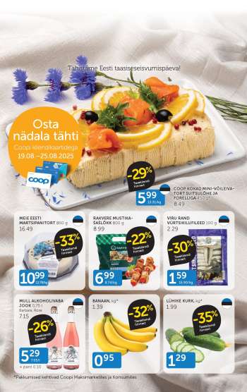 Kaupluse Coop kliendileht - 18.08.2025 - 25.08.2025.