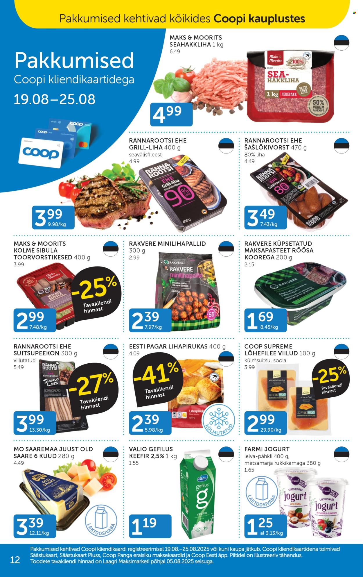 Coop kliendileht - 18.08.2025 - 25.08.2025. Lehekülg 12
