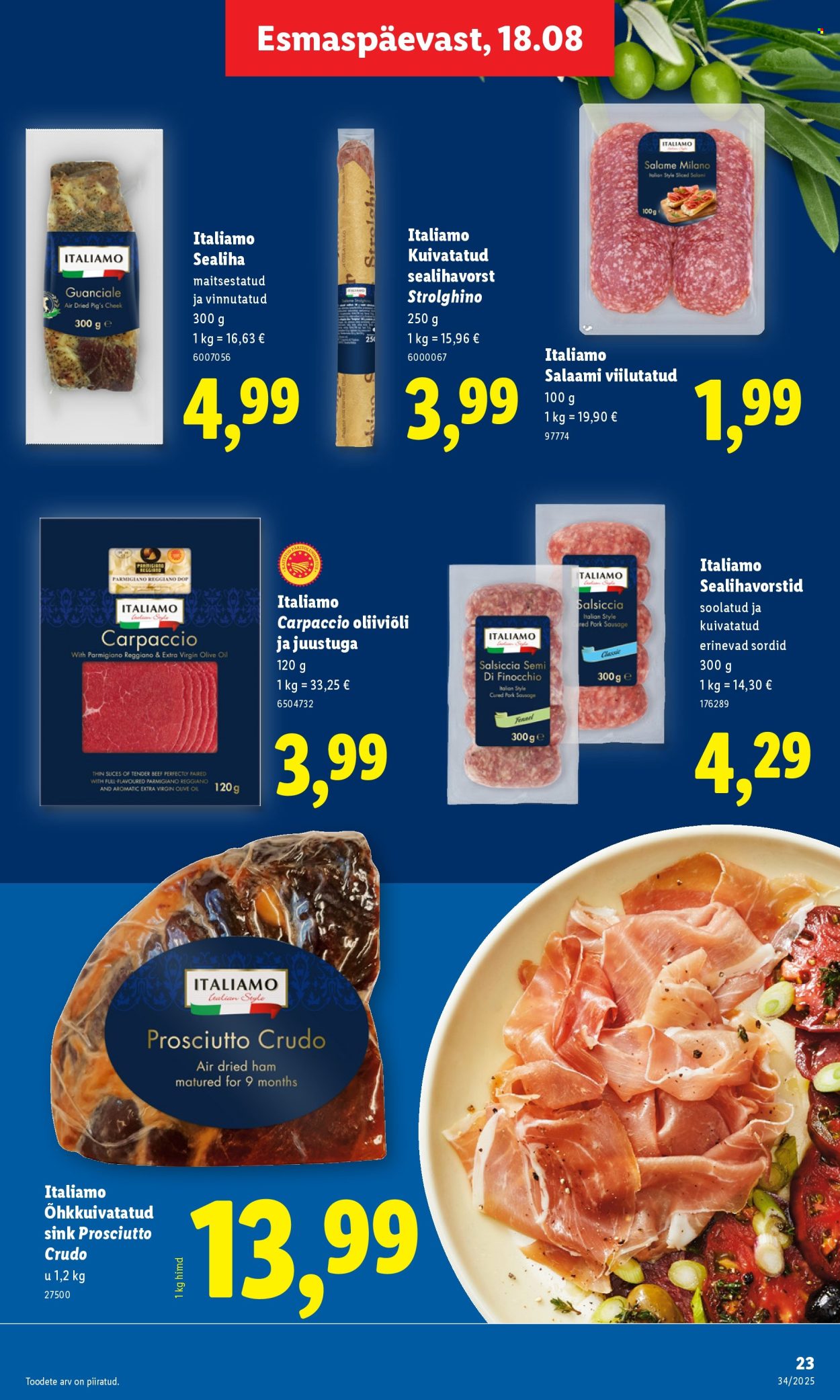 Lidl kliendileht - 21.08.2025 - 24.08.2025. Lehekülg 23