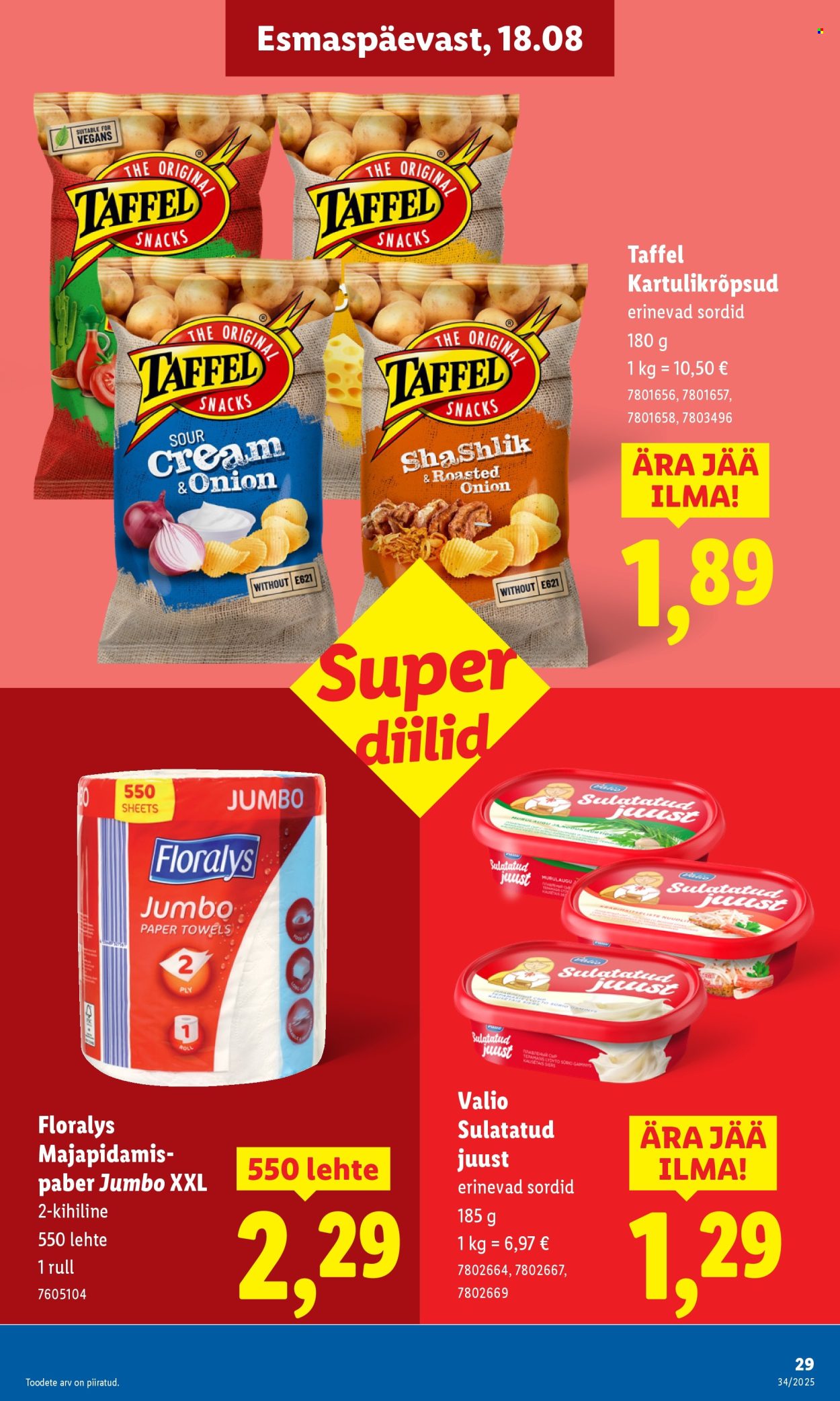 Lidl kliendileht - 21.08.2025 - 24.08.2025. Lehekülg 29