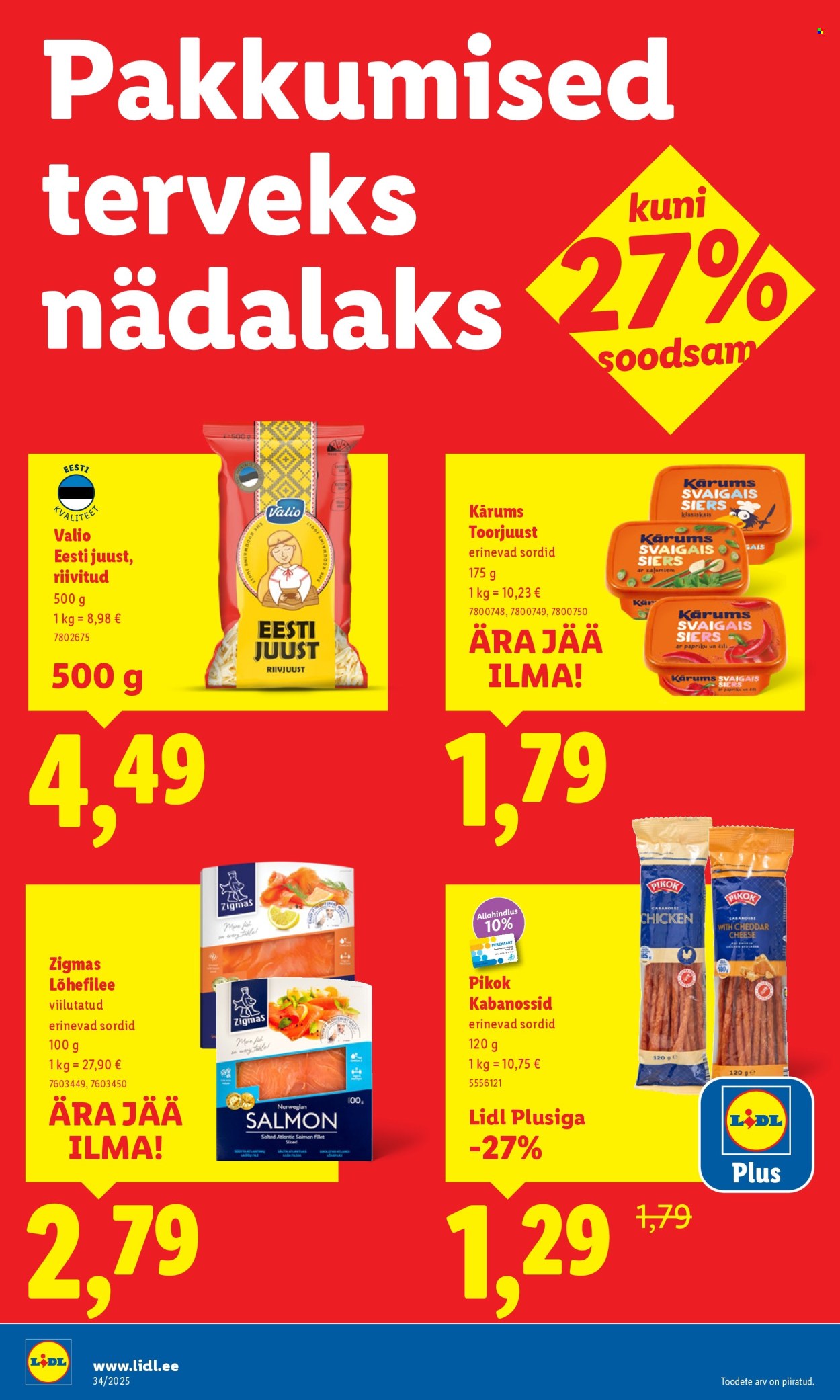 Lidl kliendileht - 21.08.2025 - 24.08.2025. Lehekülg 34