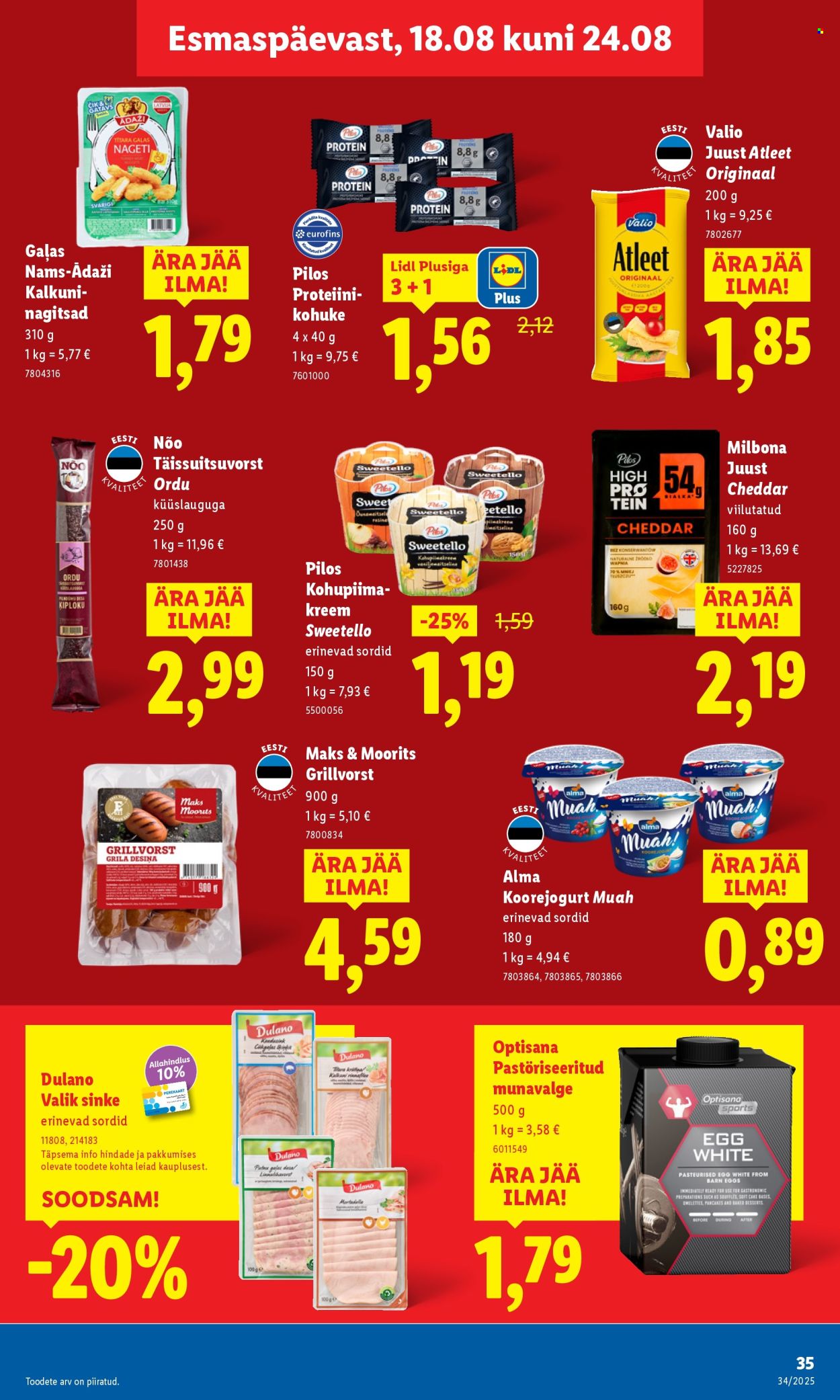 Lidl kliendileht - 21.08.2025 - 24.08.2025. Lehekülg 35