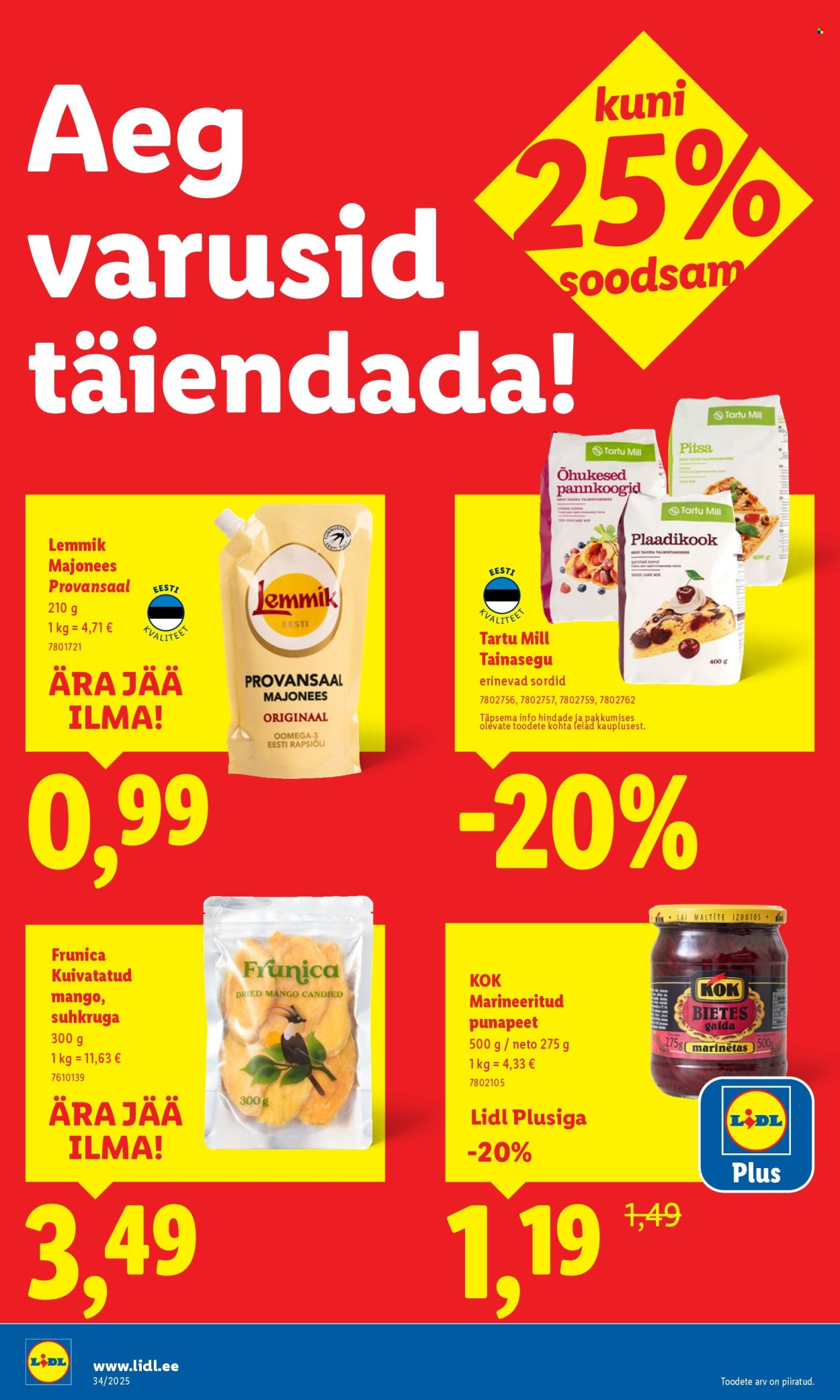 Lidl kliendileht - 21.08.2025 - 24.08.2025. Lehekülg 36