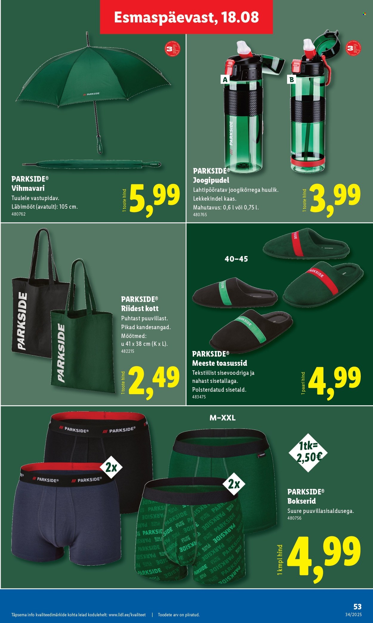 Lidl kliendileht - 21.08.2025 - 24.08.2025. Lehekülg 53