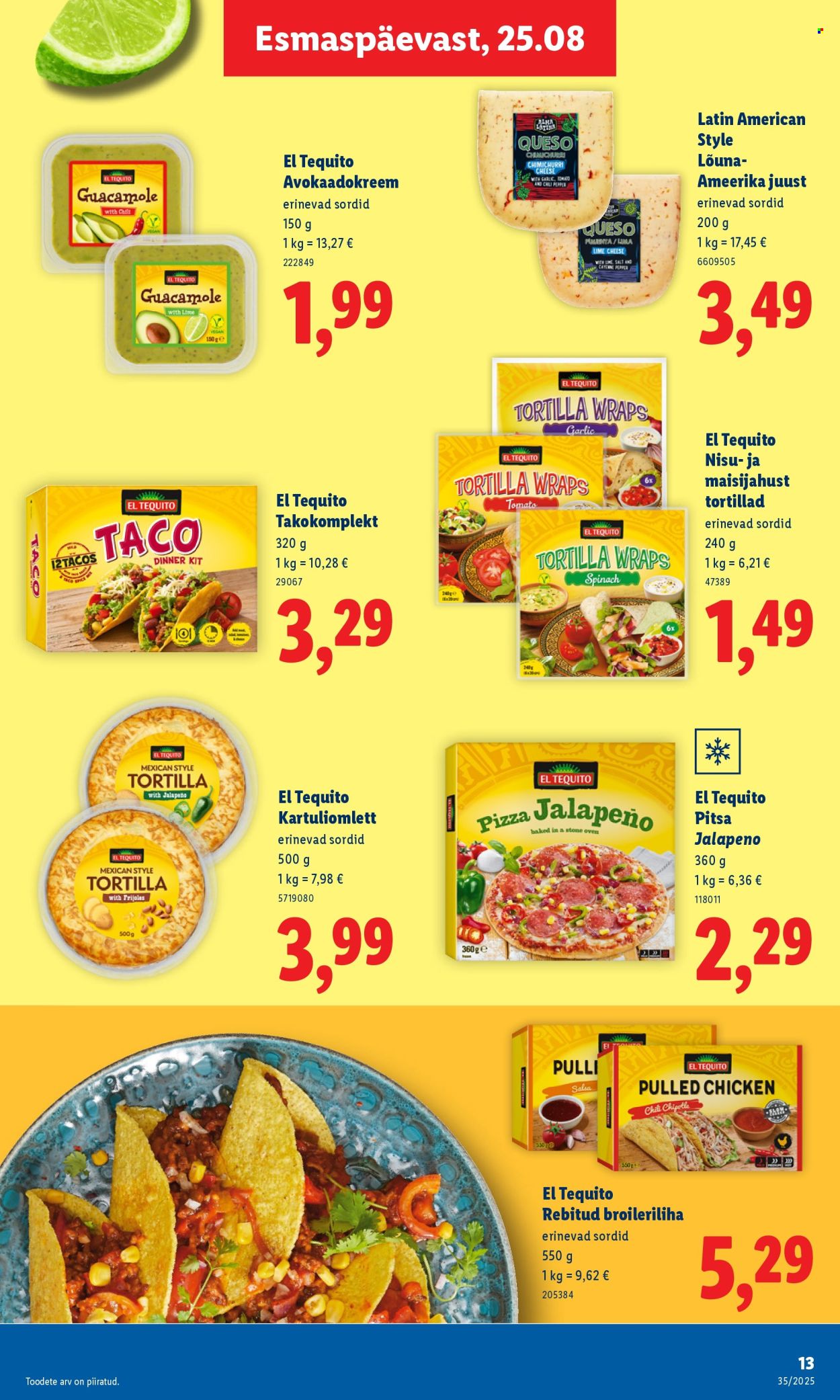Lidl kliendileht - 25.08.2025 - 31.08.2025. Lehekülg 13