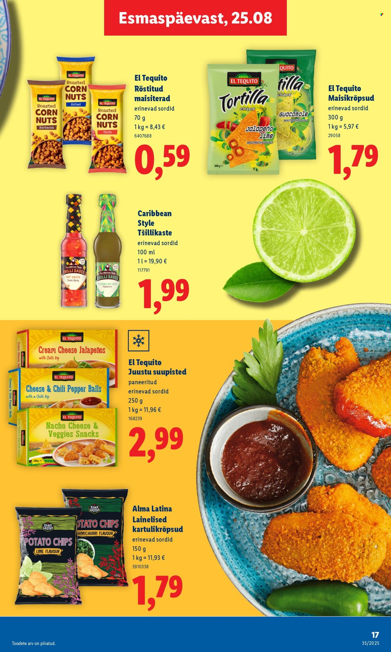 Lidl kliendileht - 25.08.2025 - 31.08.2025. Lehekülg 17
