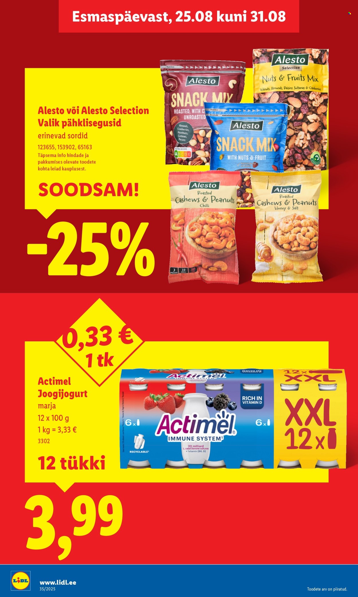 Lidl kliendileht - 25.08.2025 - 31.08.2025. Lehekülg 18