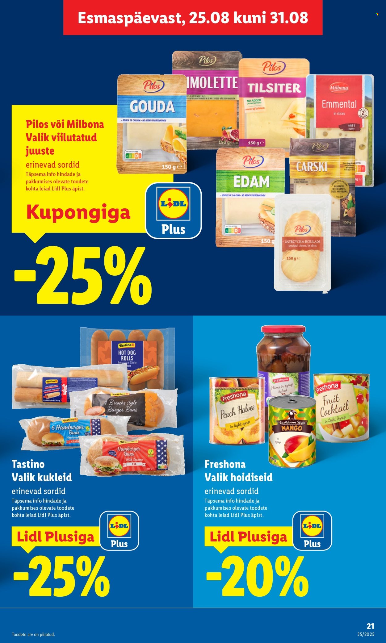 Lidl kliendileht - 25.08.2025 - 31.08.2025. Lehekülg 21