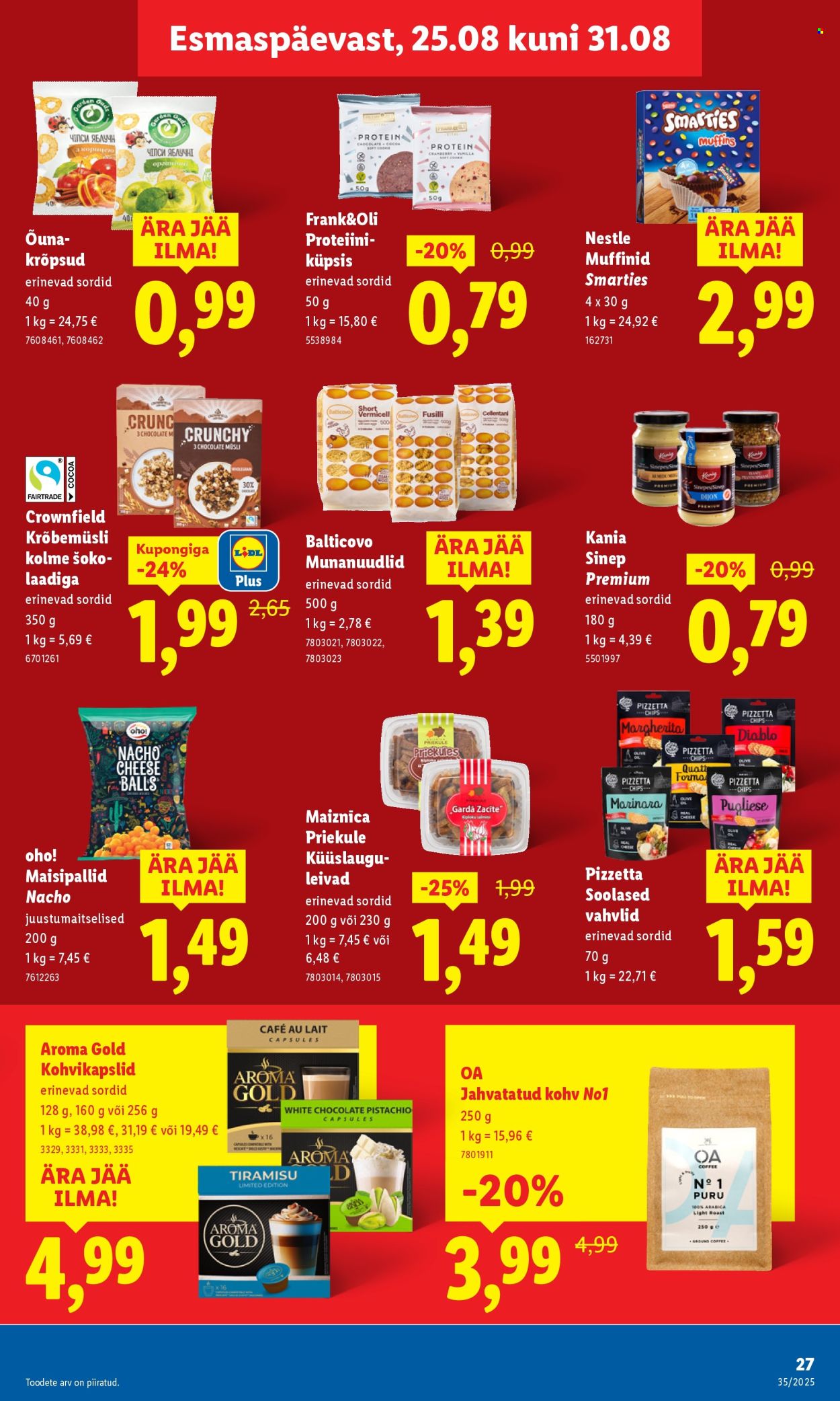 Lidl kliendileht - 25.08.2025 - 31.08.2025. Lehekülg 27