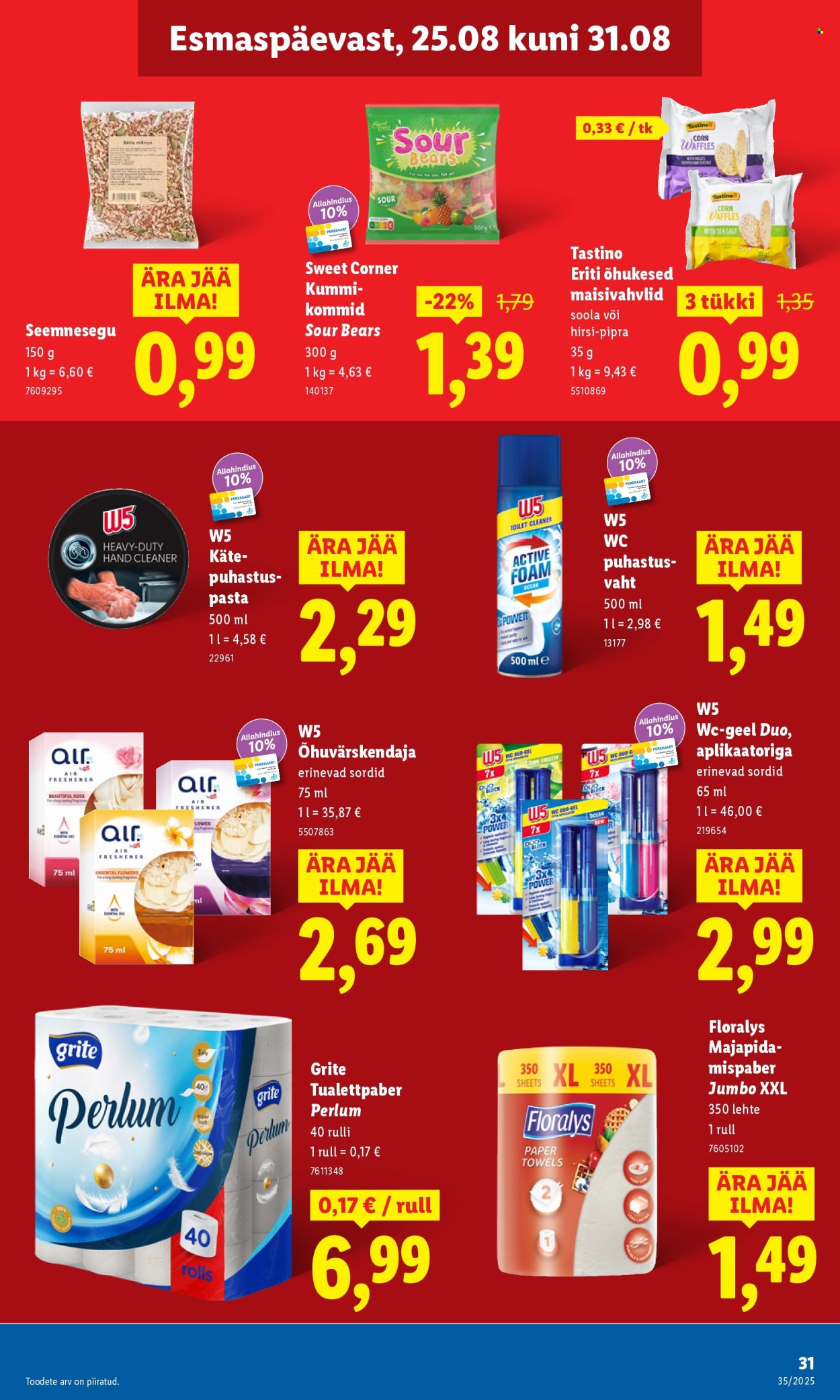 Lidl kliendileht - 25.08.2025 - 31.08.2025. Lehekülg 31