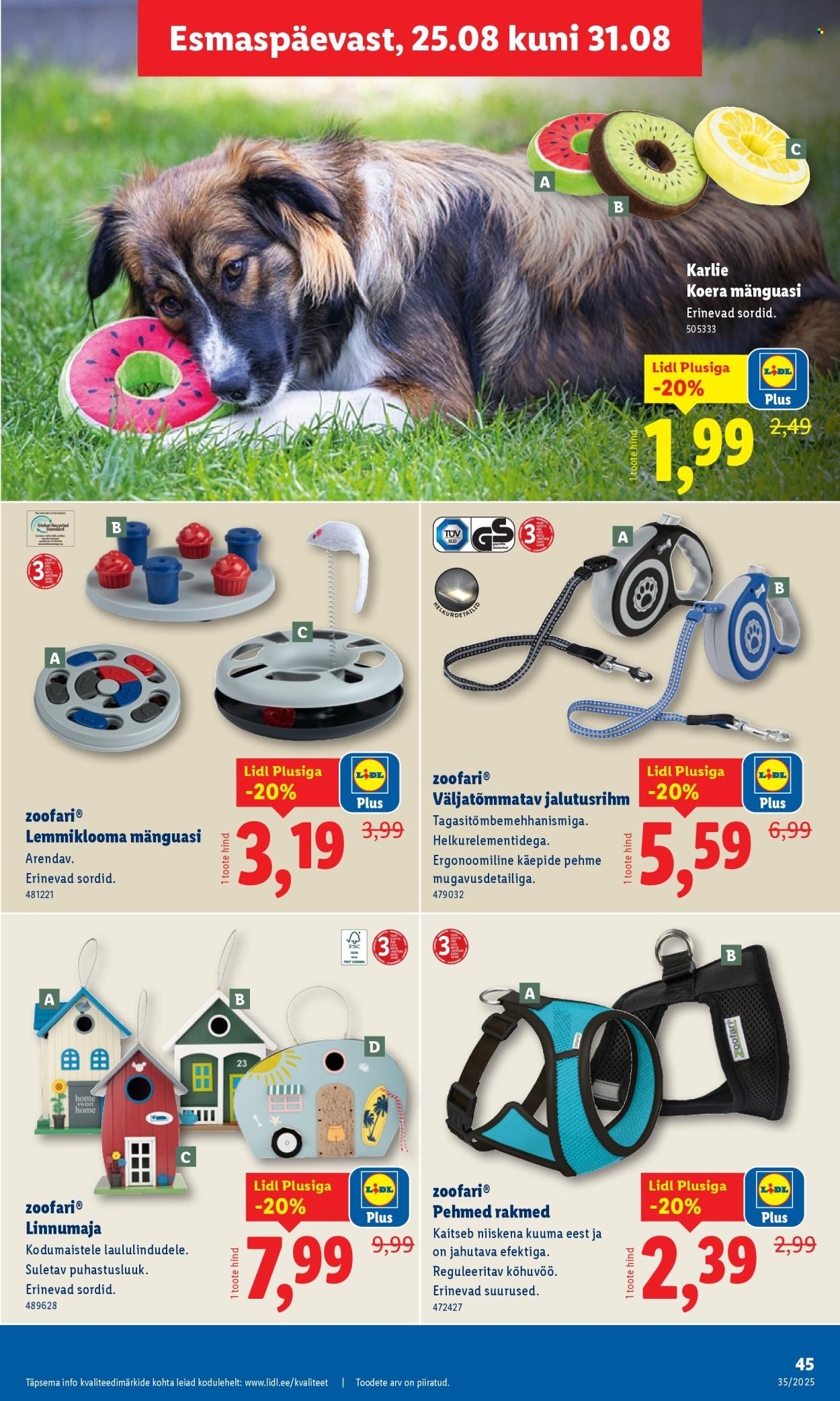 Lidl kliendileht - 25.08.2025 - 31.08.2025. Lehekülg 45