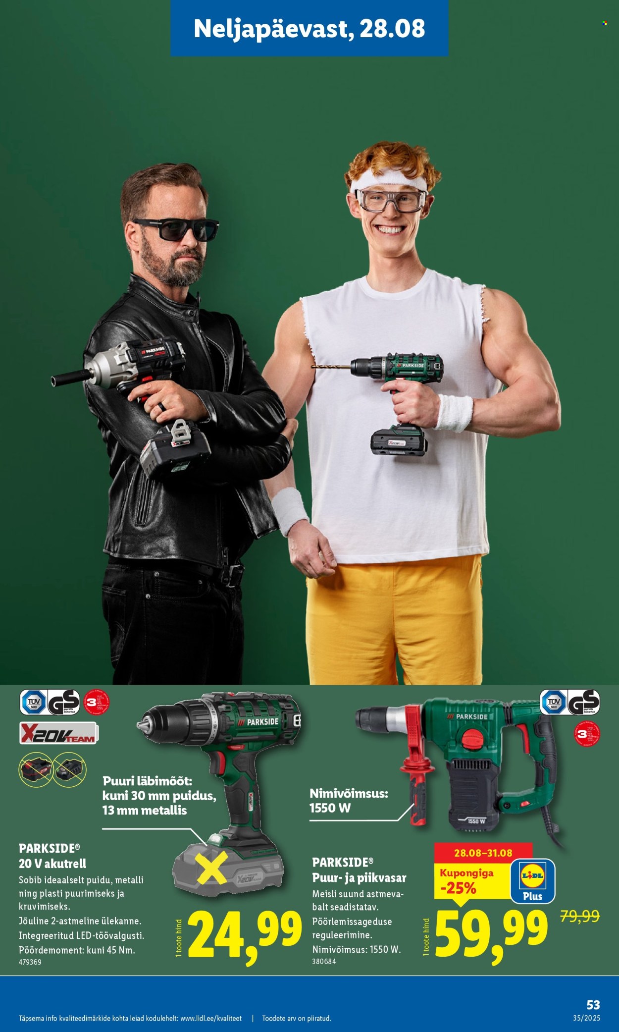 Lidl kliendileht - 25.08.2025 - 31.08.2025. Lehekülg 53