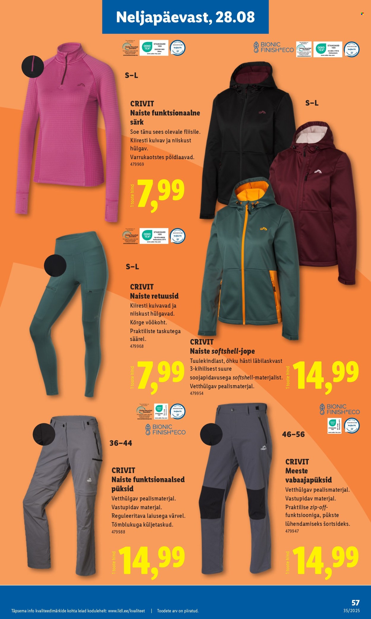 Lidl kliendileht - 25.08.2025 - 31.08.2025. Lehekülg 57