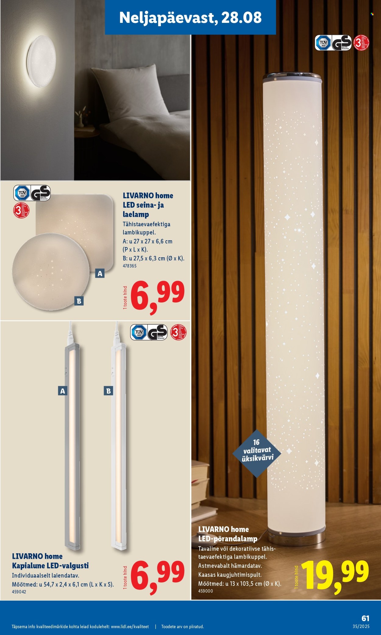 Lidl kliendileht - 25.08.2025 - 31.08.2025. Lehekülg 61