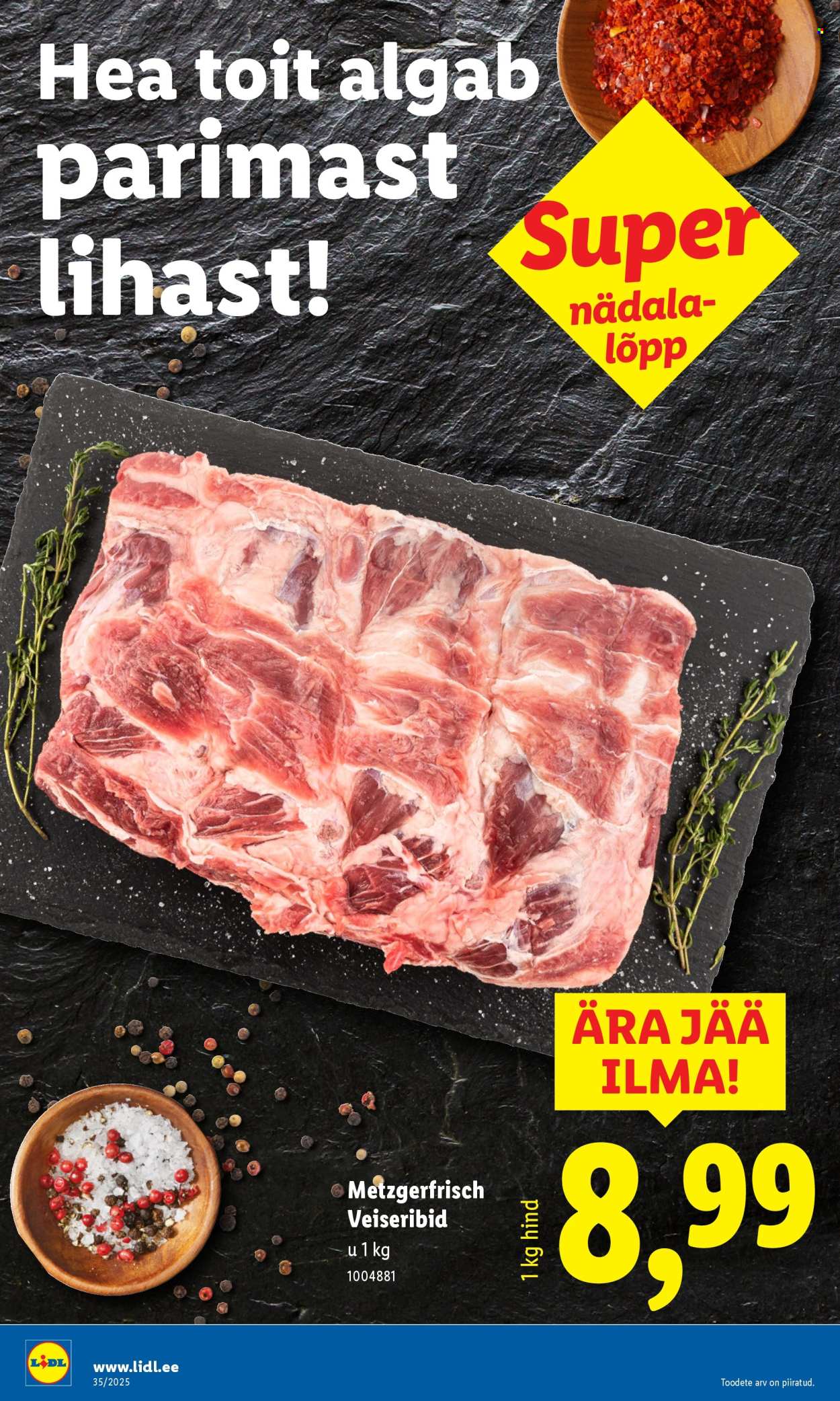 Lidl kliendileht - 25.08.2025 - 31.08.2025. Lehekülg 66