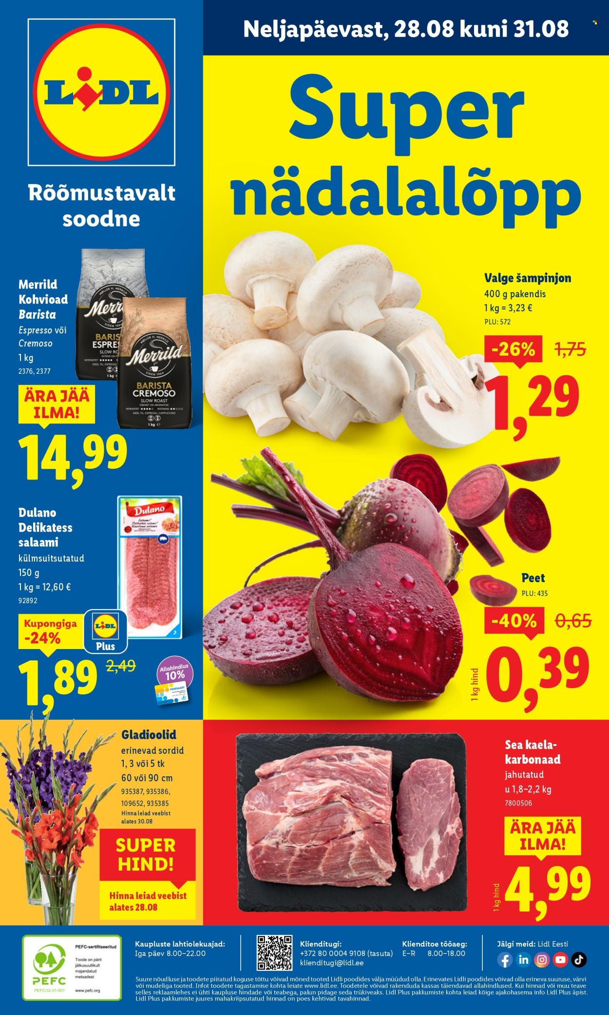 Lidl kliendileht - 25.08.2025 - 31.08.2025. Lehekülg 72