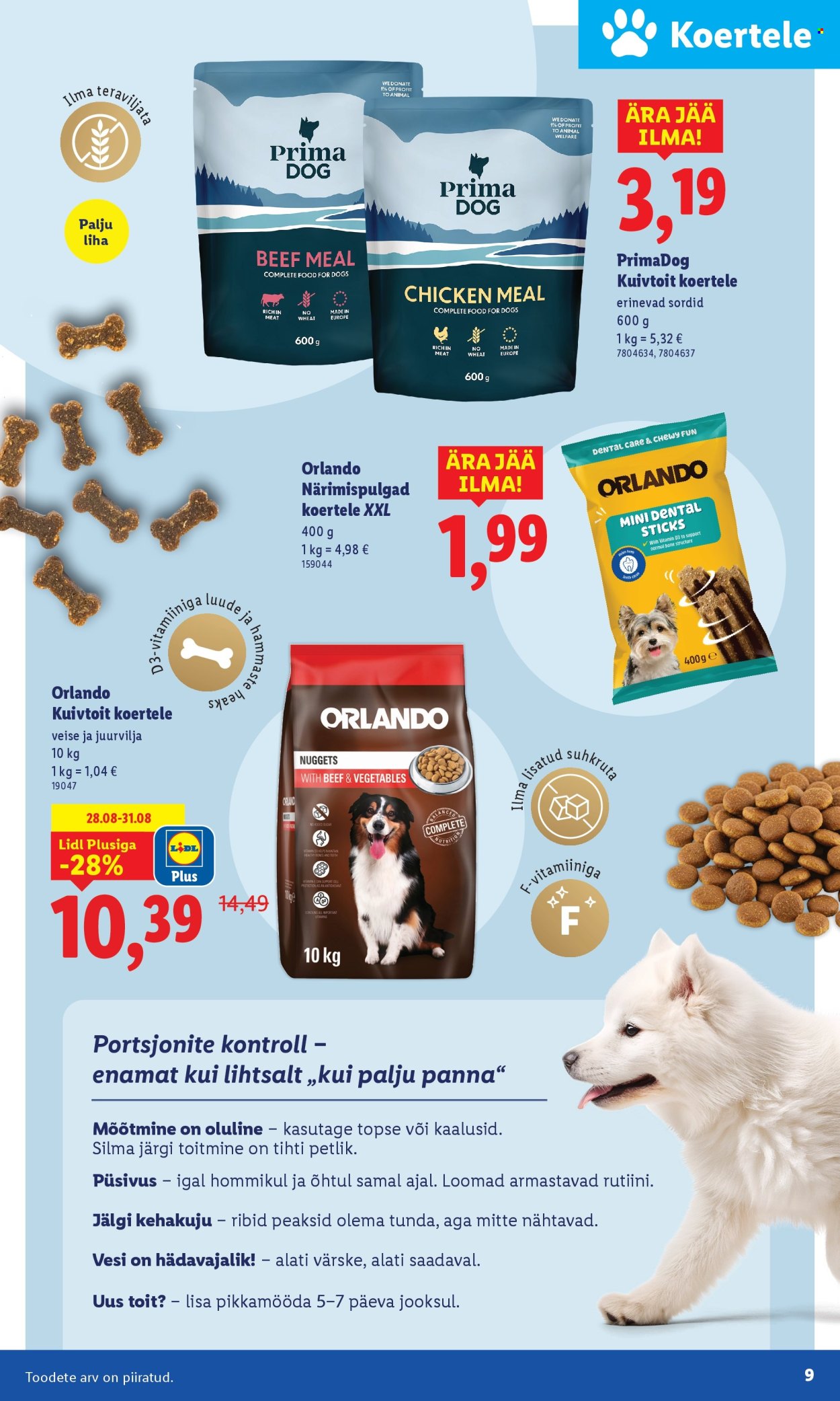 Lidl kliendileht - 25.08.2025 - 31.08.2025. Lehekülg 9