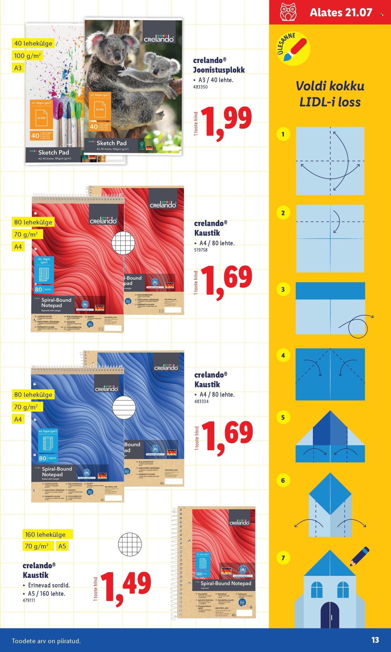Lidl kliendileht. Lehekülg 13