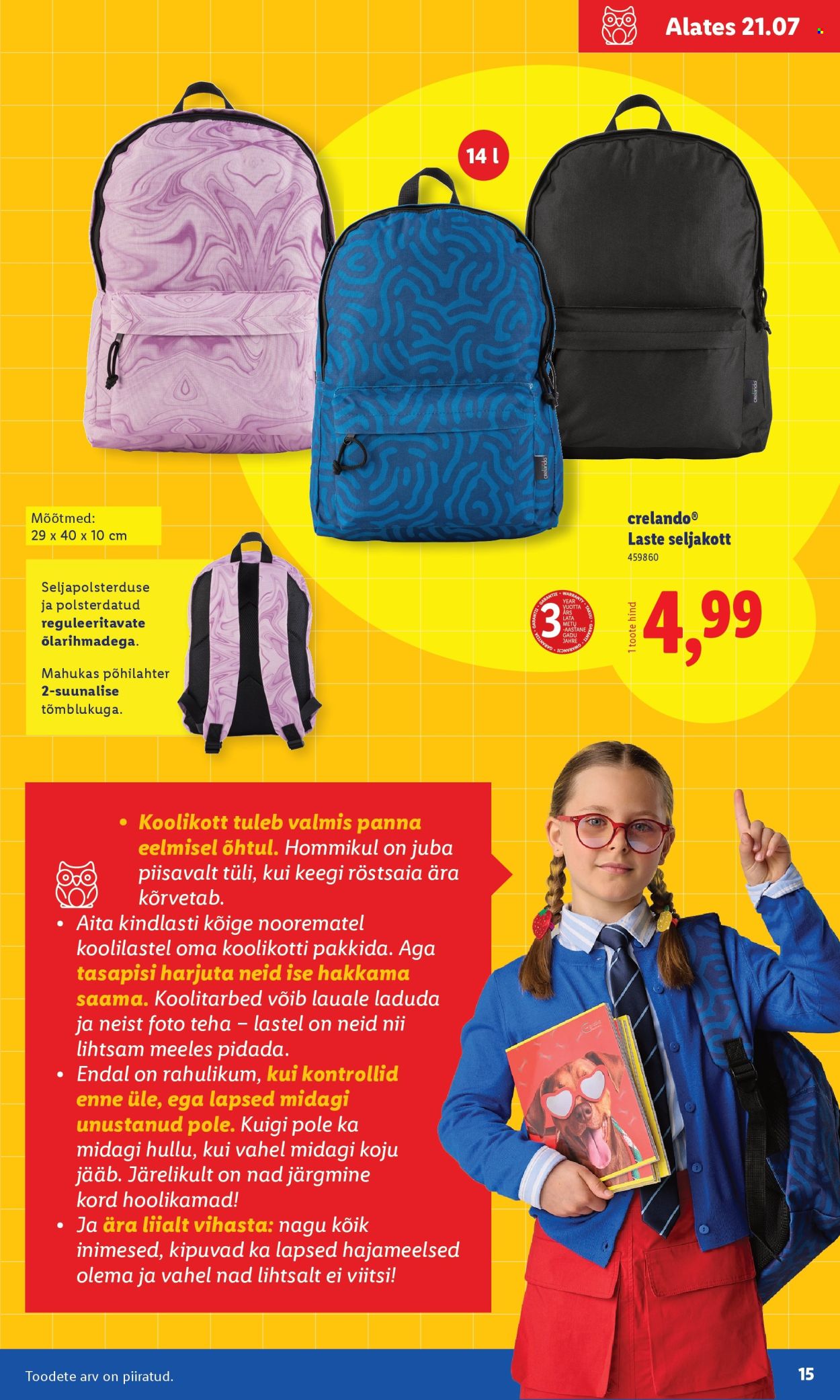Lidl kliendileht. Lehekülg 15