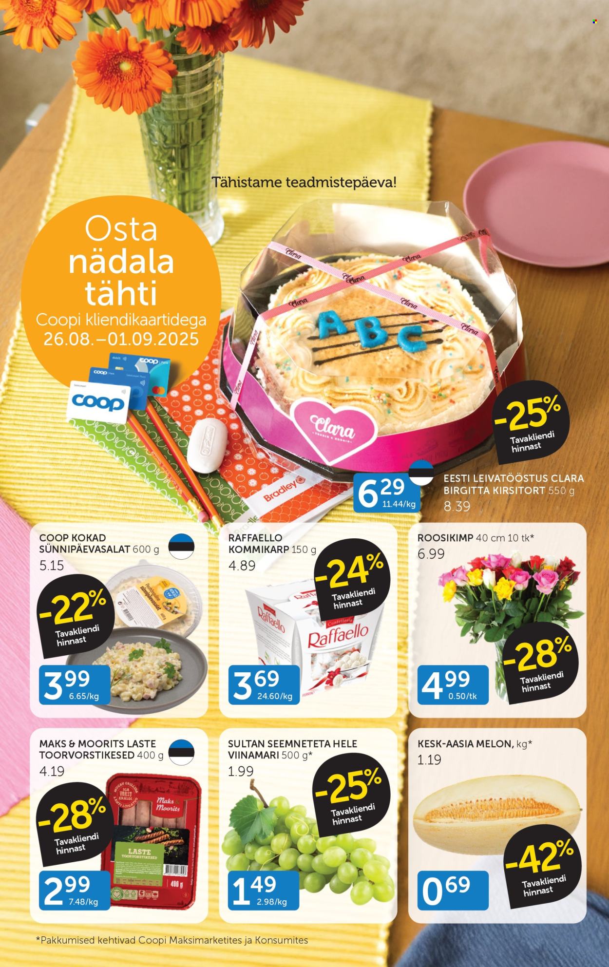 Coop kliendileht - 26.08.2025 - 01.09.2025. Lehekülg 1