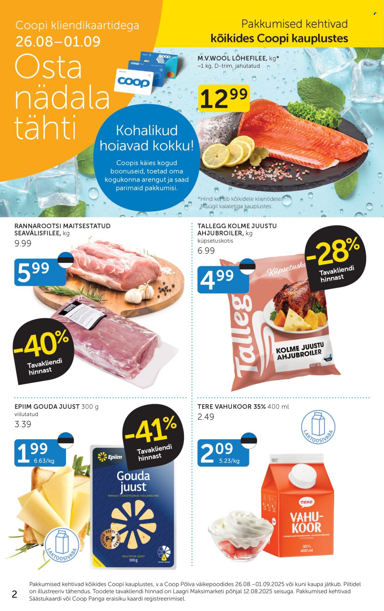 Coop kliendileht - 26.08.2025 - 01.09.2025. Lehekülg 2