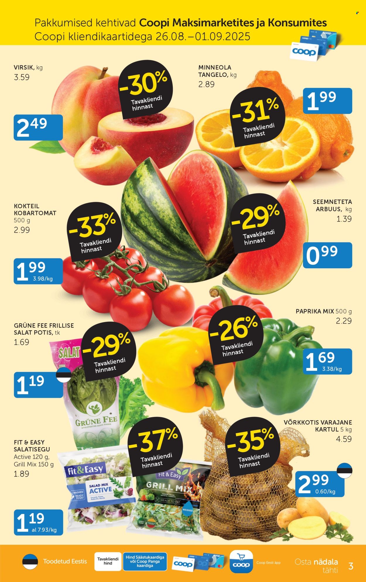 Coop kliendileht - 26.08.2025 - 01.09.2025. Lehekülg 3