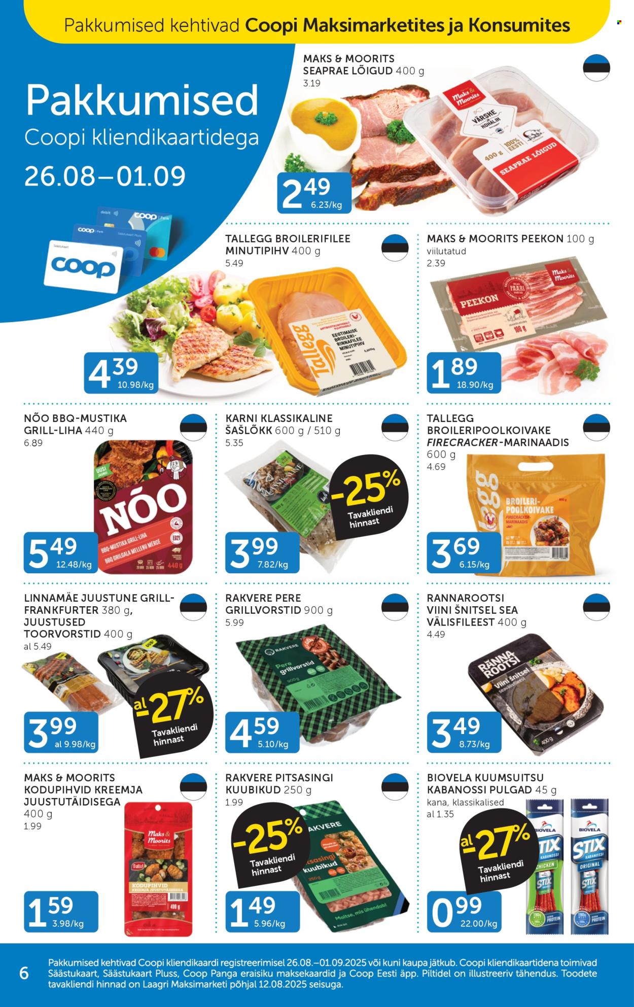 Coop kliendileht - 26.08.2025 - 01.09.2025. Lehekülg 6