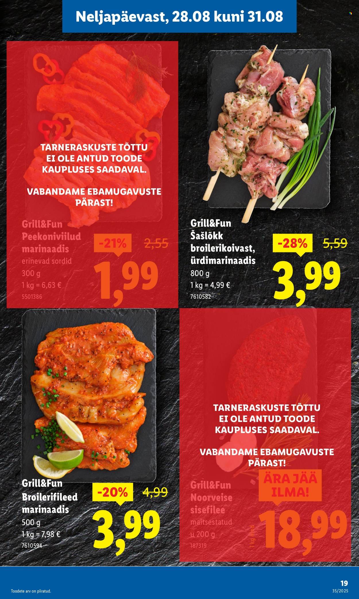 Lidl kliendileht - 28.08.2025 - 31.08.2025. Lehekülg 19