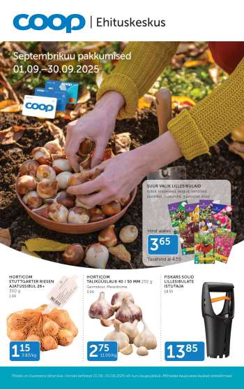 Kaupluse Coop kliendileht - 01.09.2025 - 30.09.2025.