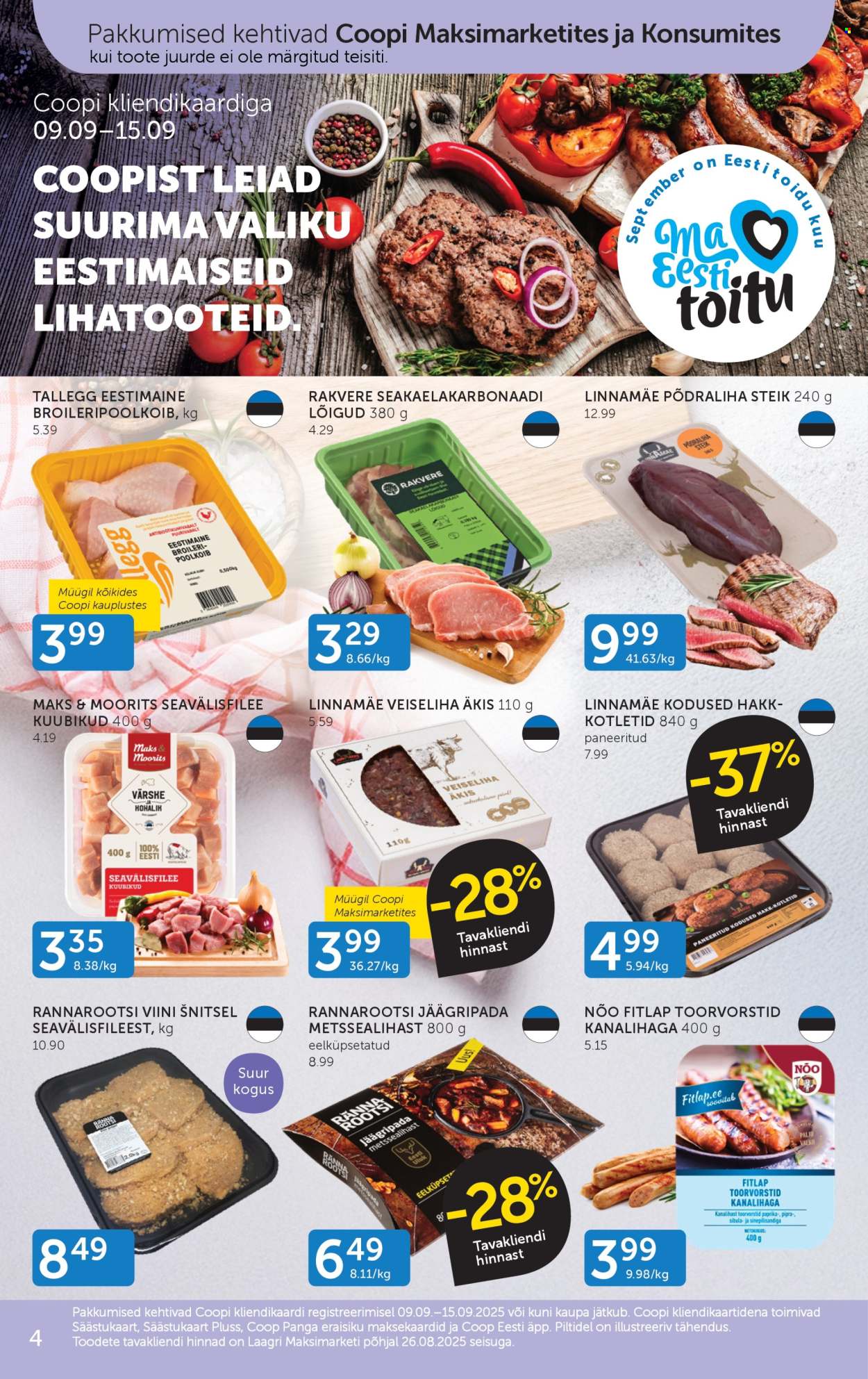 Coop kliendileht - 09.09.2025 - 15.09.2025. Lehekülg 4