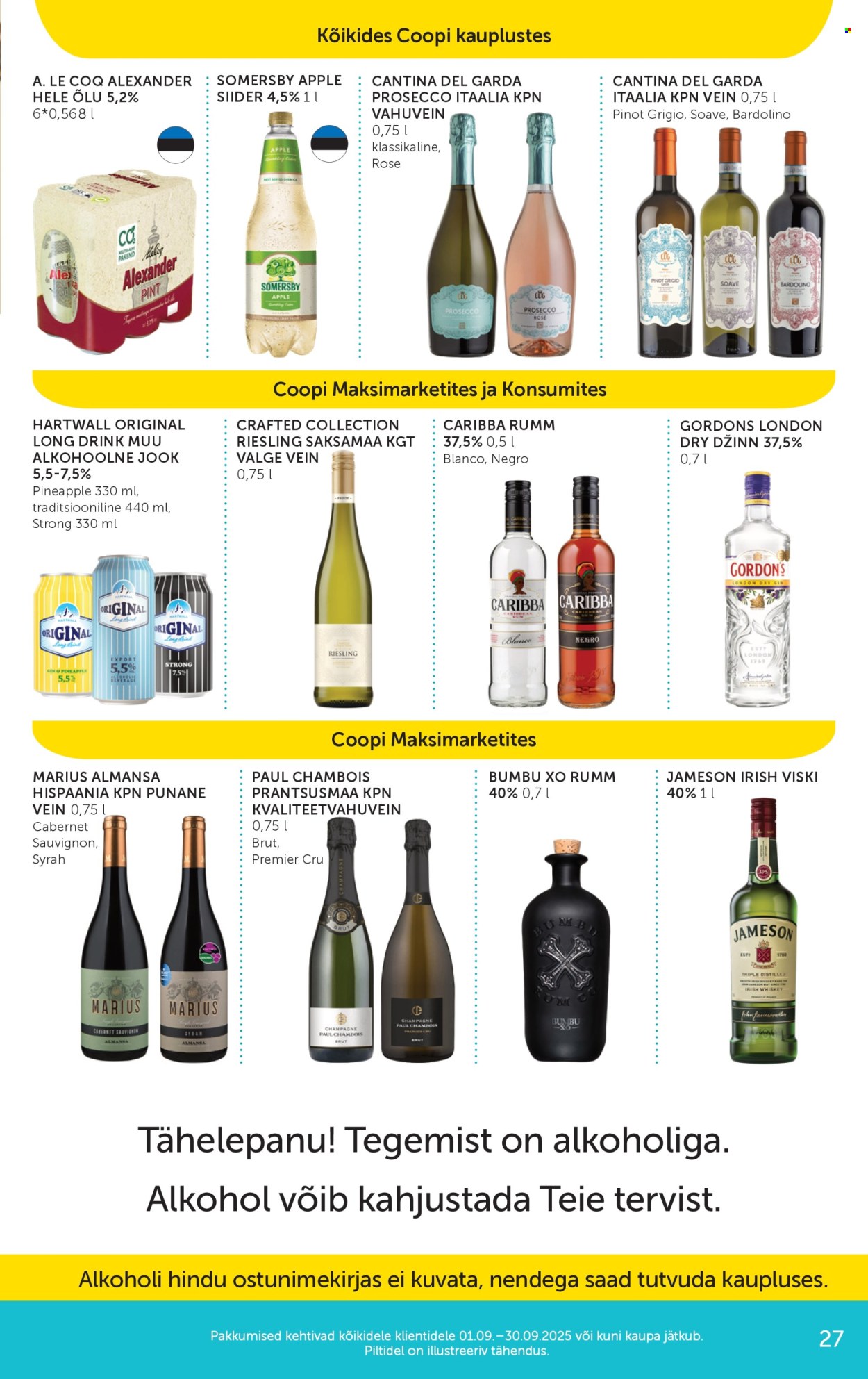 Coop kliendileht - 09.09.2025 - 15.09.2025. Lehekülg 27