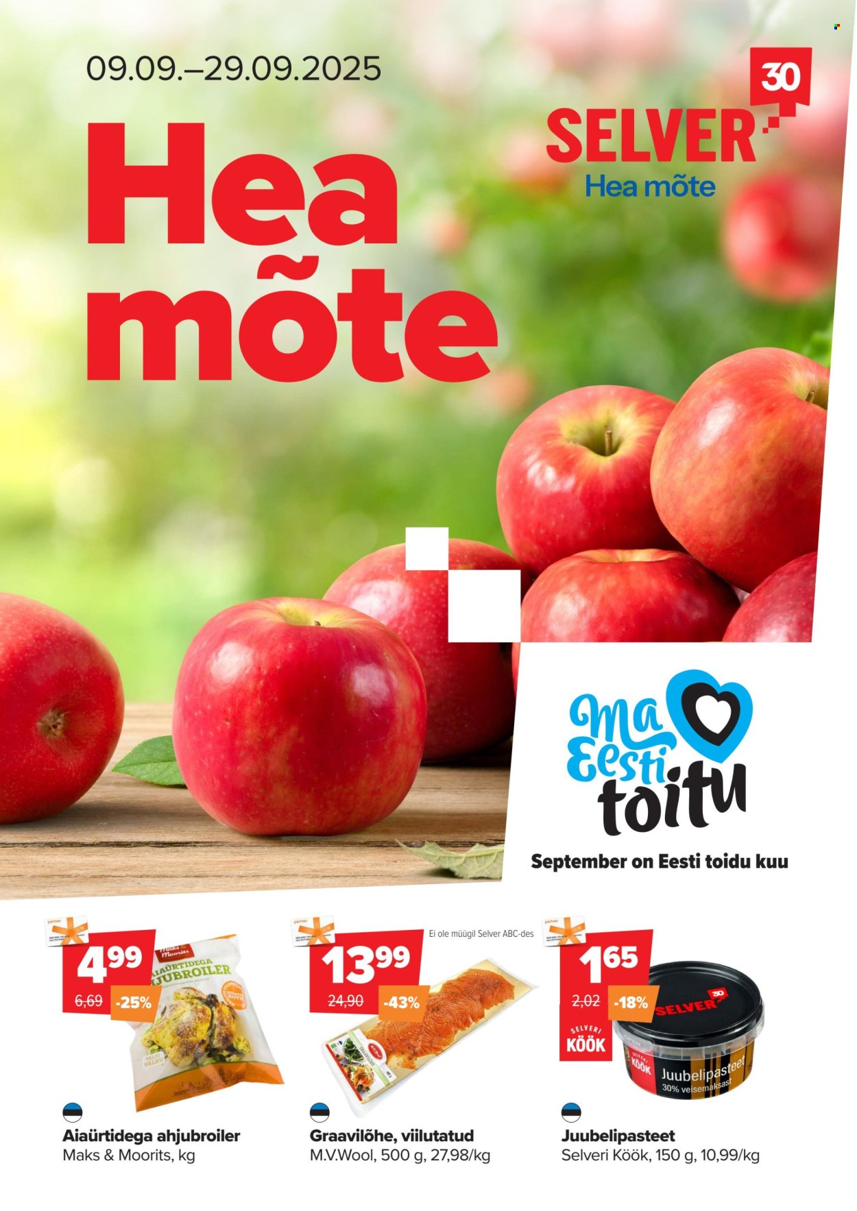 Selver kliendileht - 09.09.2025 - 29.09.2025. Lehekülg 1