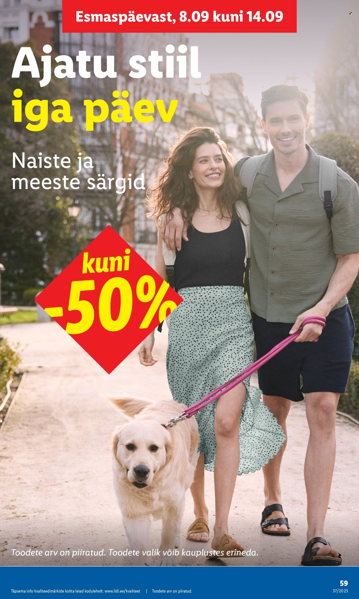 Lidl kliendileht - 11.09.2025 - 14.09.2025. Lehekülg 59