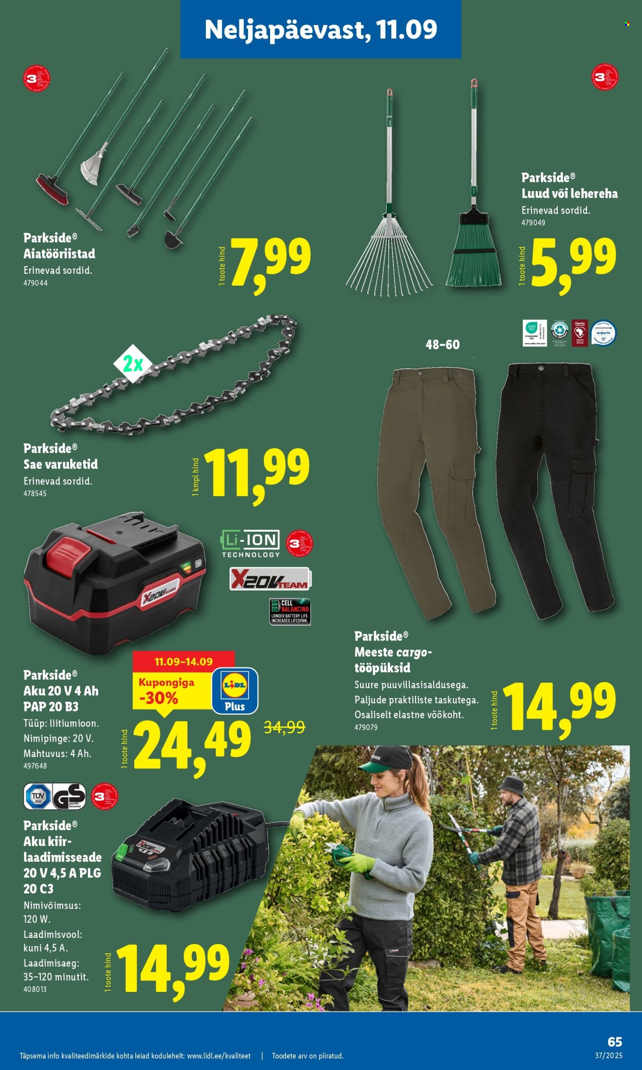 Lidl kliendileht - 11.09.2025 - 14.09.2025. Lehekülg 65